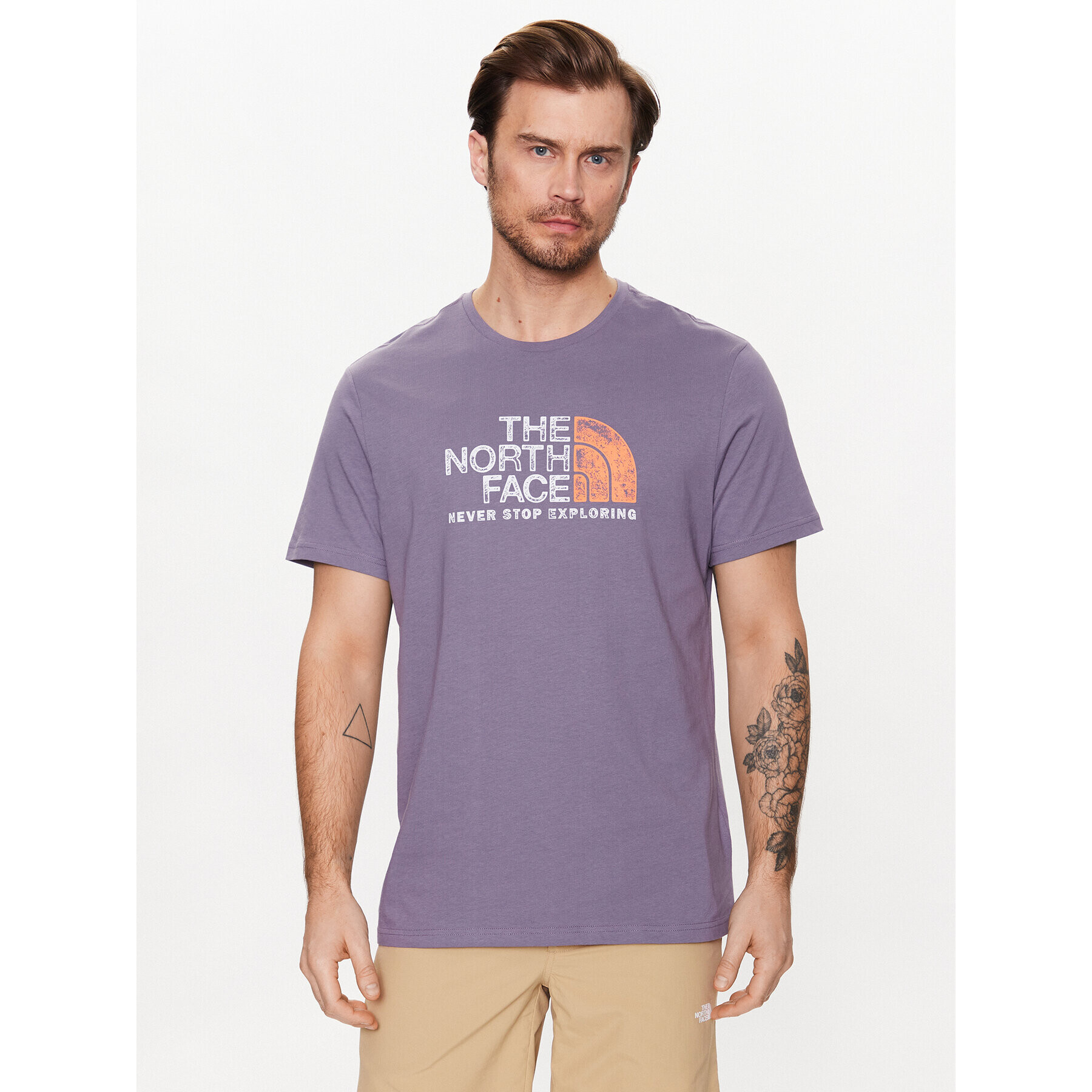 The North Face Tricou Rust NF0A4M68 Violet Regular Fit - Pled.ro