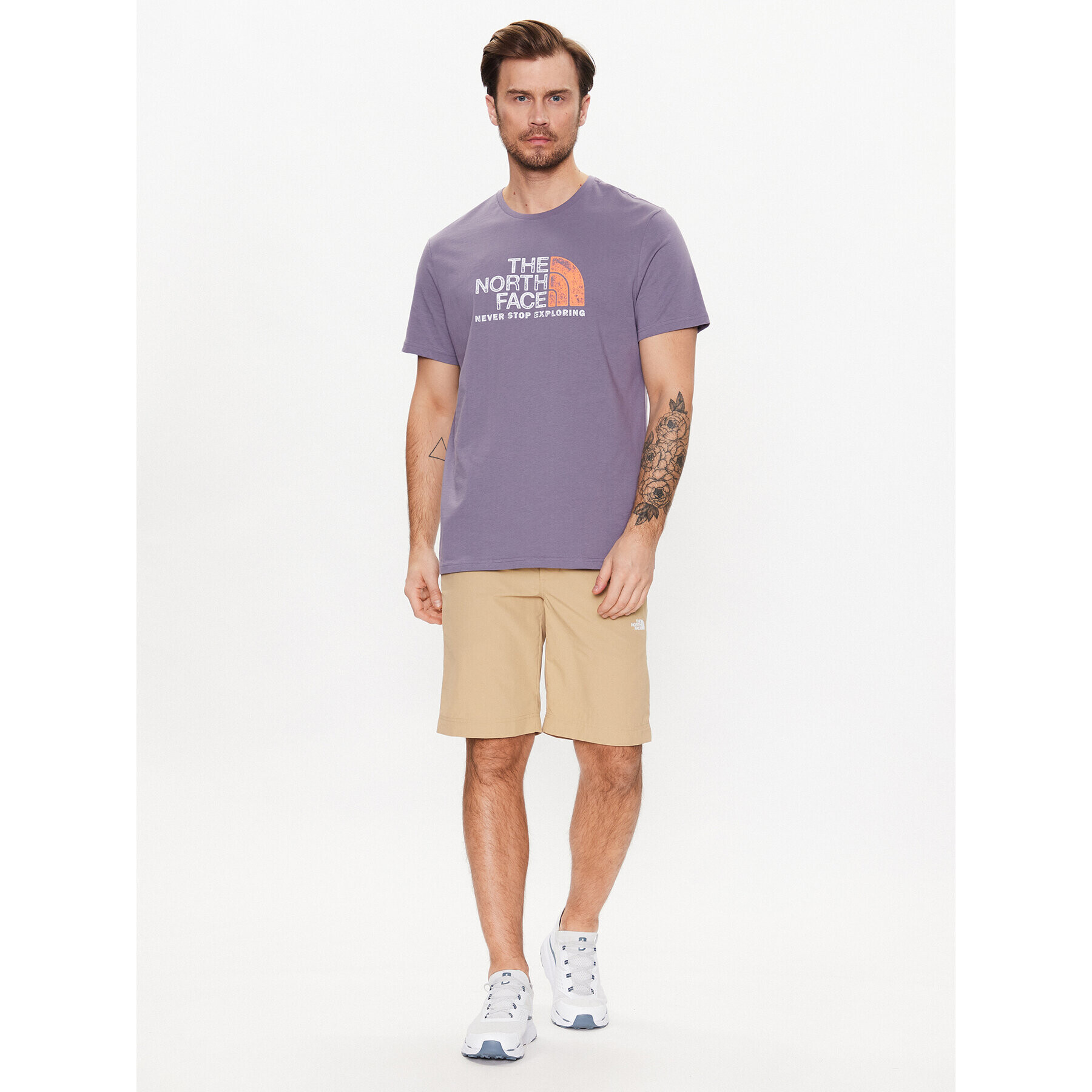 The North Face Tricou Rust NF0A4M68 Violet Regular Fit - Pled.ro