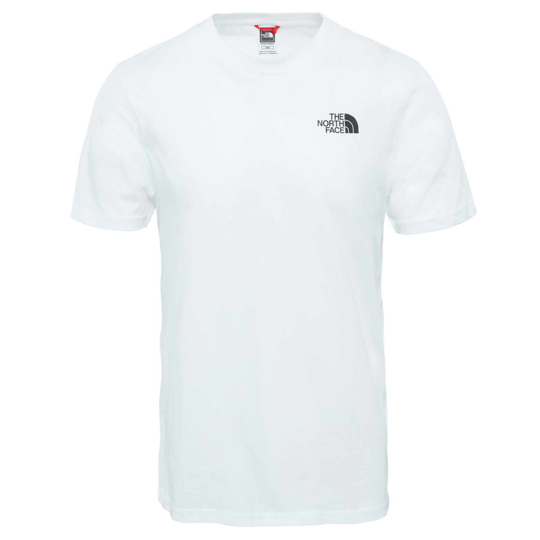 The North Face Tricou Simple Dome NF0A2TX5 Alb Regular Fit - Pled.ro