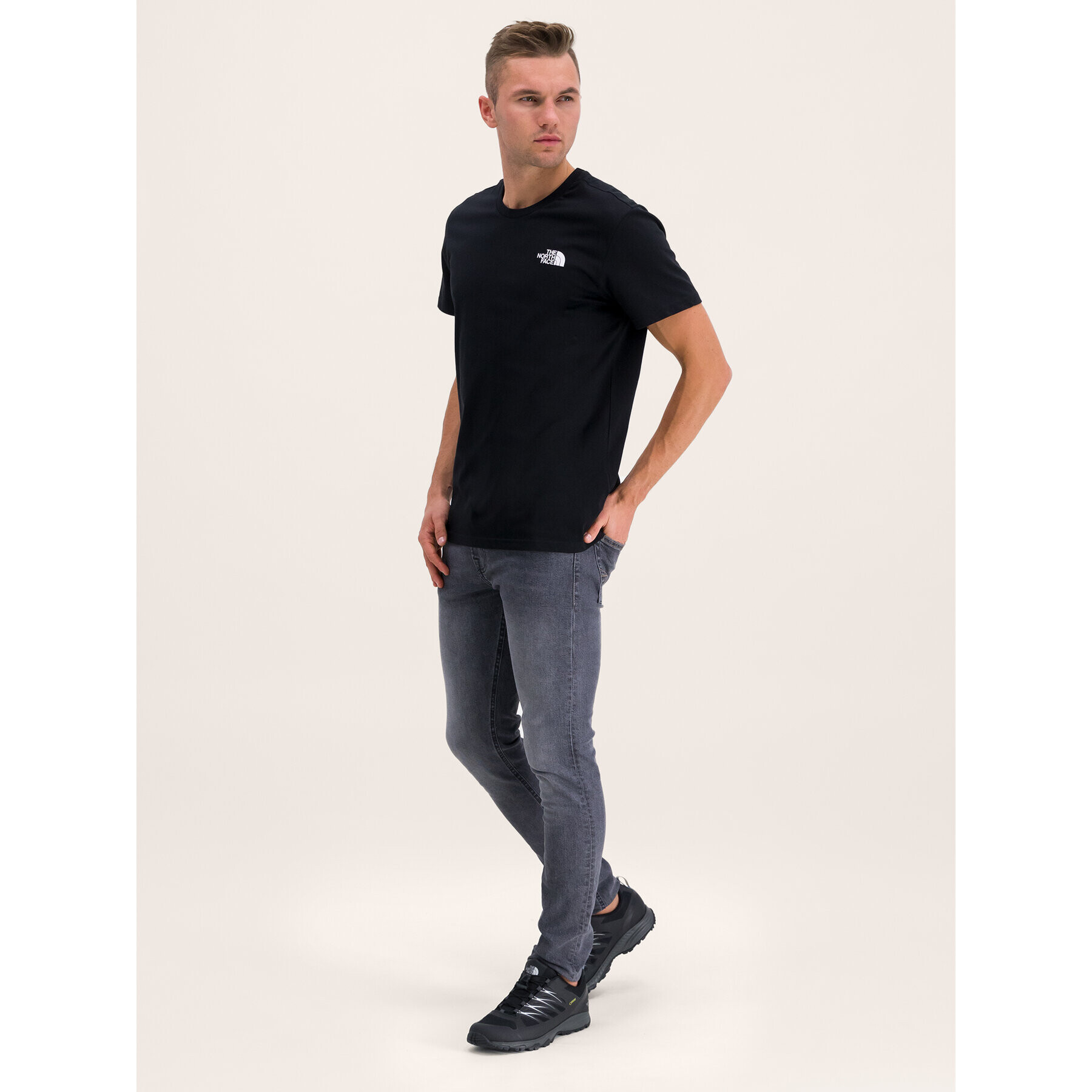 The North Face Tricou Simple Dome NF0A2TX5 Negru Regular Fit - Pled.ro