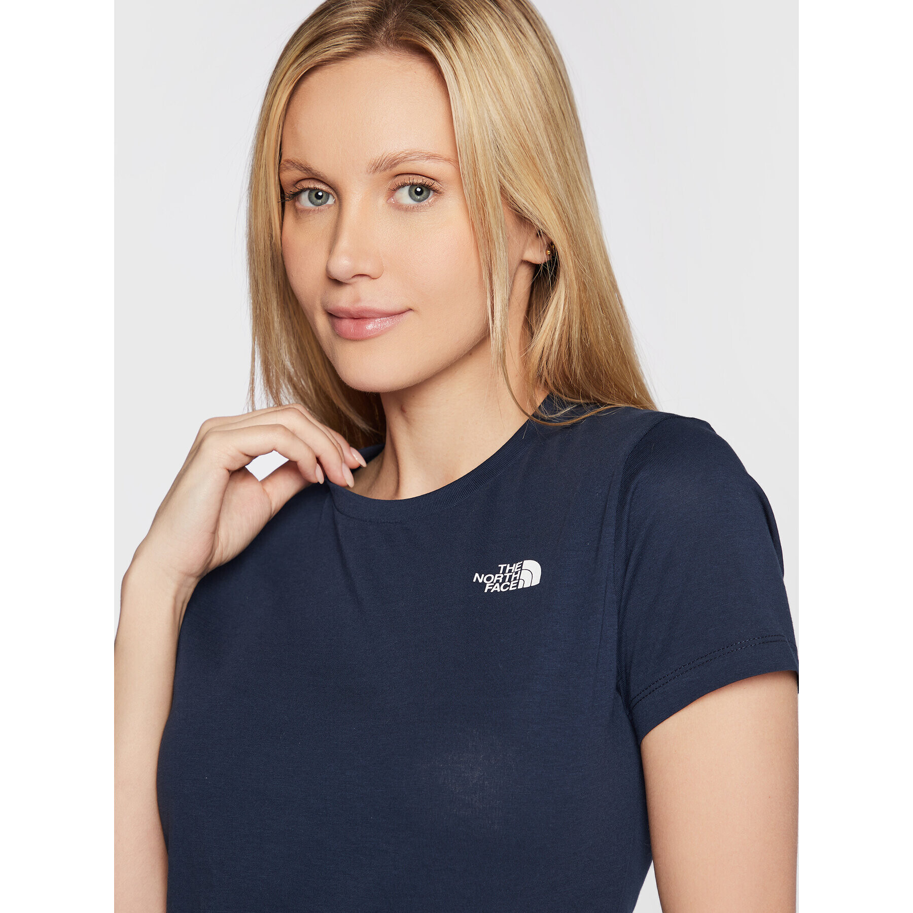 The North Face Tricou Simple Dome NF0A4T1A Bleumarin Regular Fit - Pled.ro