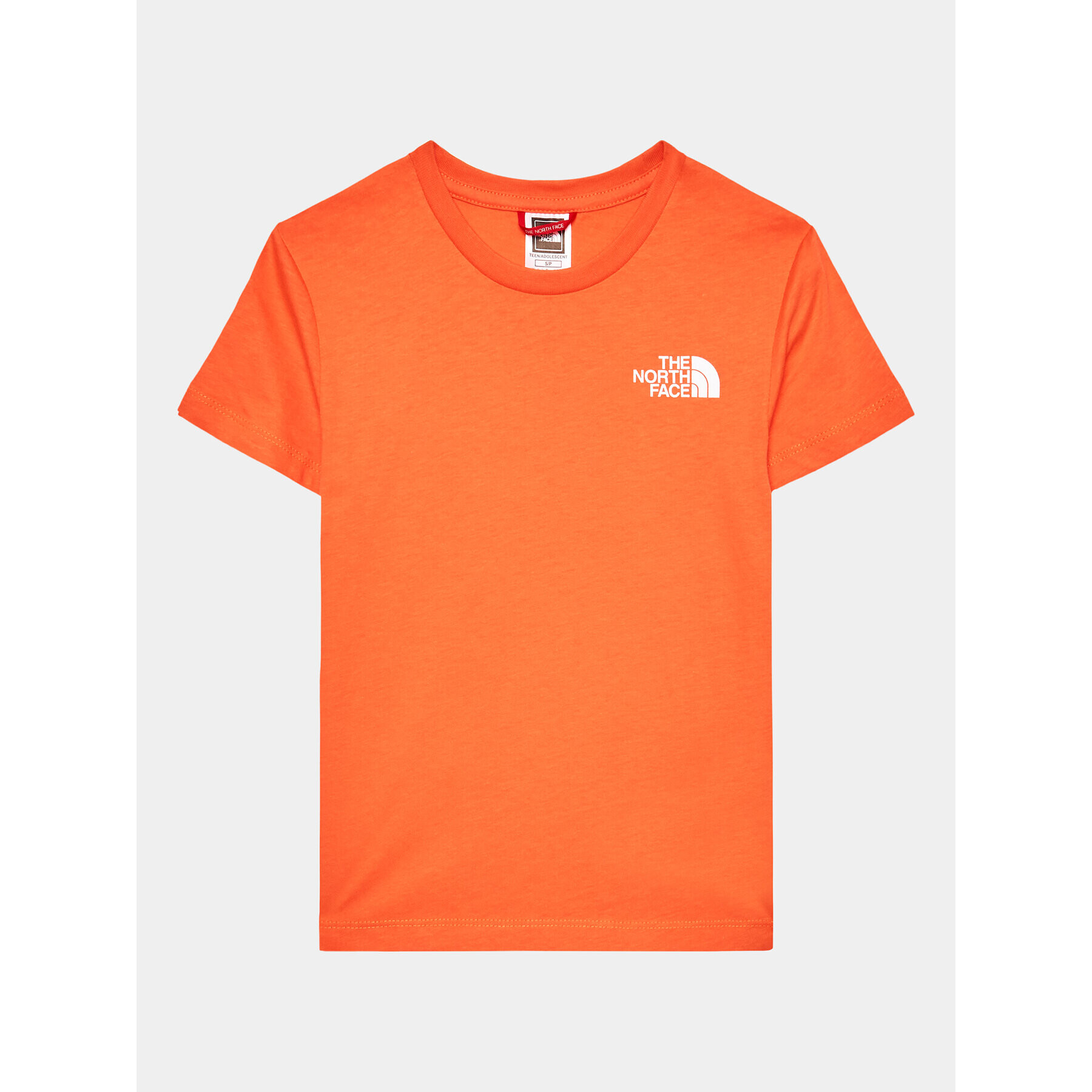 The North Face Tricou Simple Dome NF0A82EA Portocaliu Regular Fit - Pled.ro