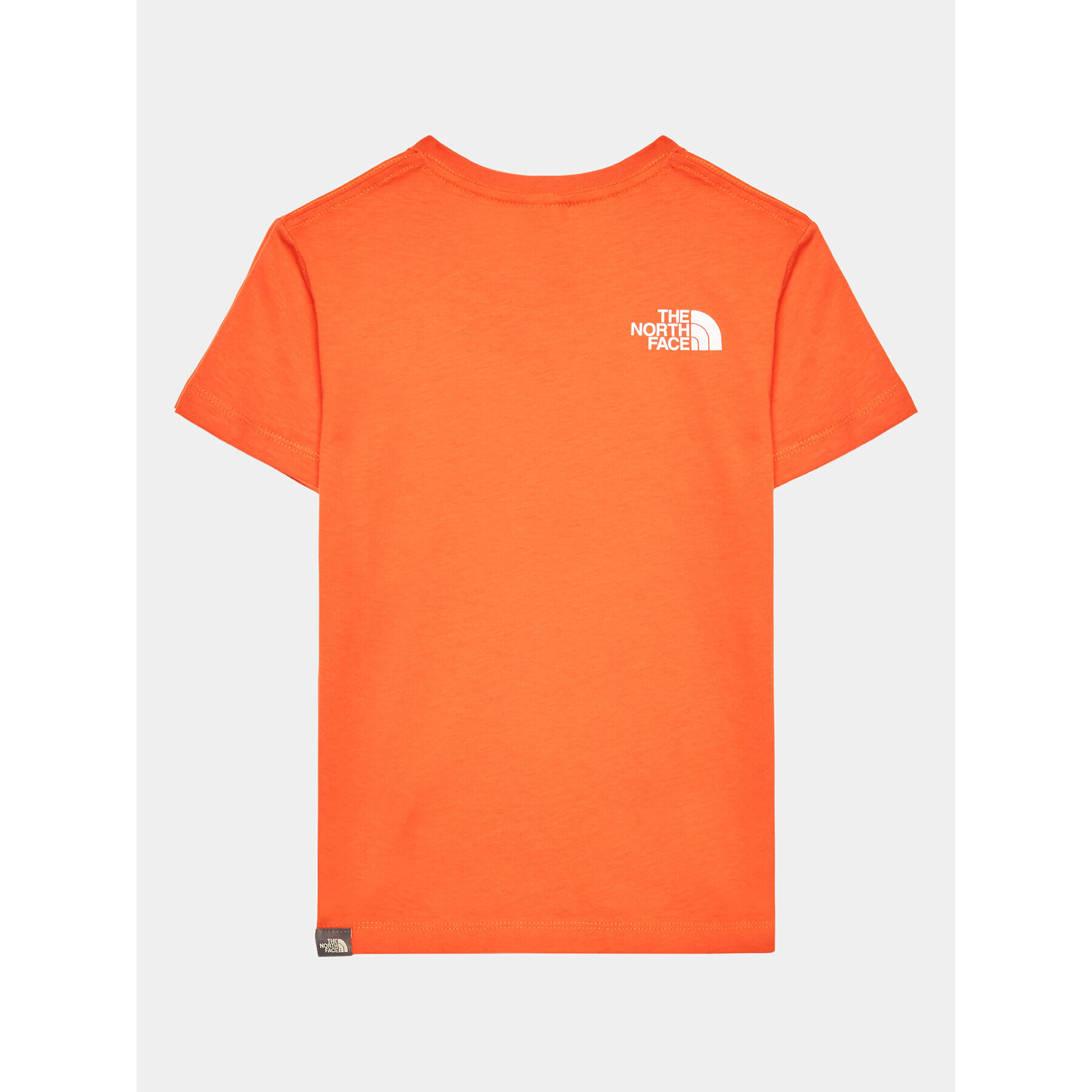 The North Face Tricou Simple Dome NF0A82EA Portocaliu Regular Fit - Pled.ro