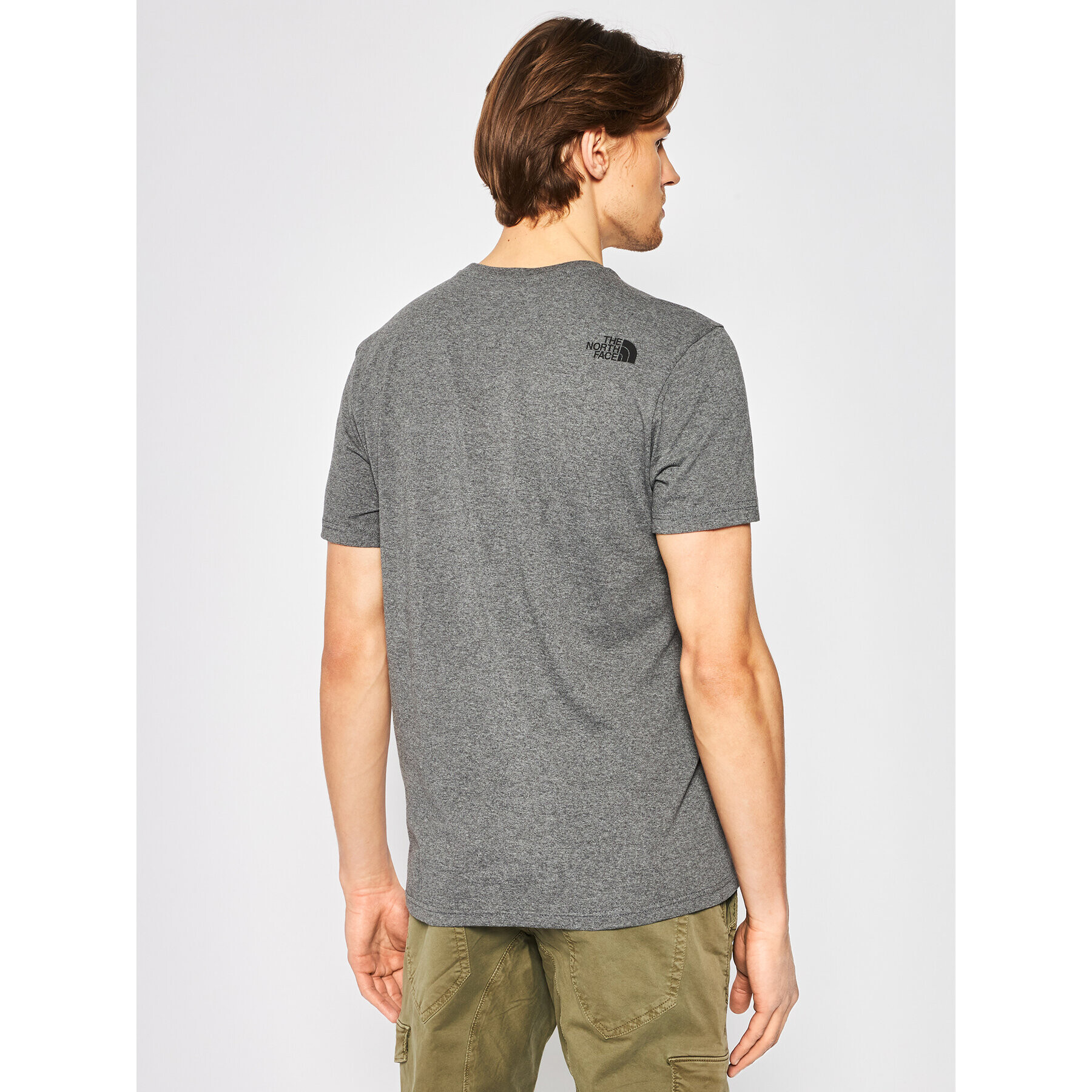 The North Face Tricou Simple Dome Tee NF0A2TX5 Gri Regular Fit - Pled.ro