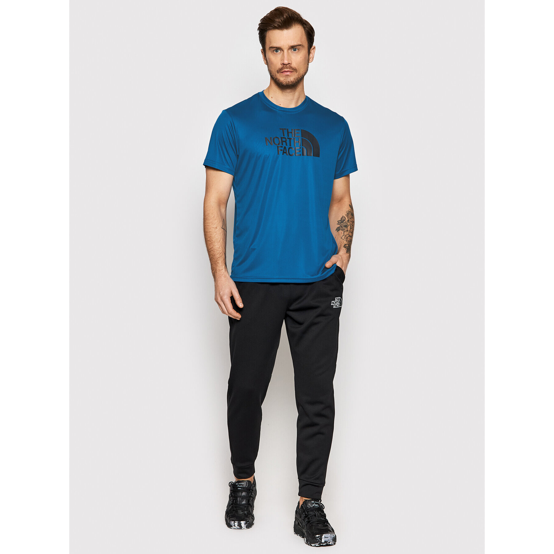 The North Face Tricou tehnic Reaxion Easy NF0A4CDV Albastru Regular Fit - Pled.ro