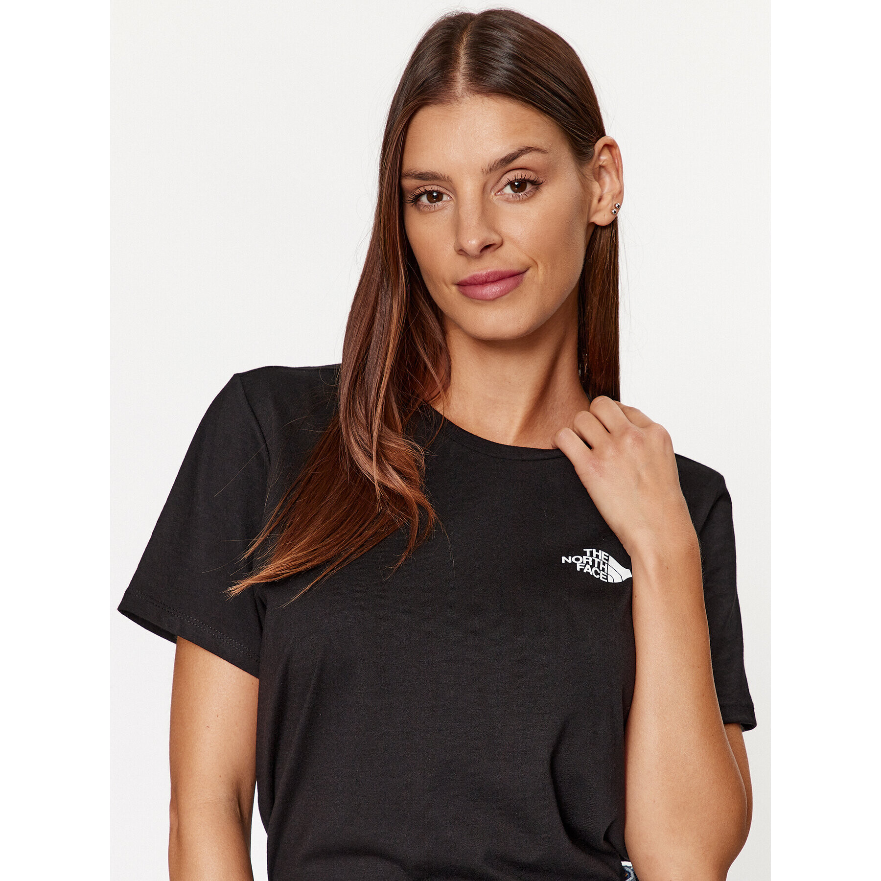 The North Face Tricou W Foundation Graphic Tee - EuNF0A86XNKY41 Negru Regular Fit - Pled.ro