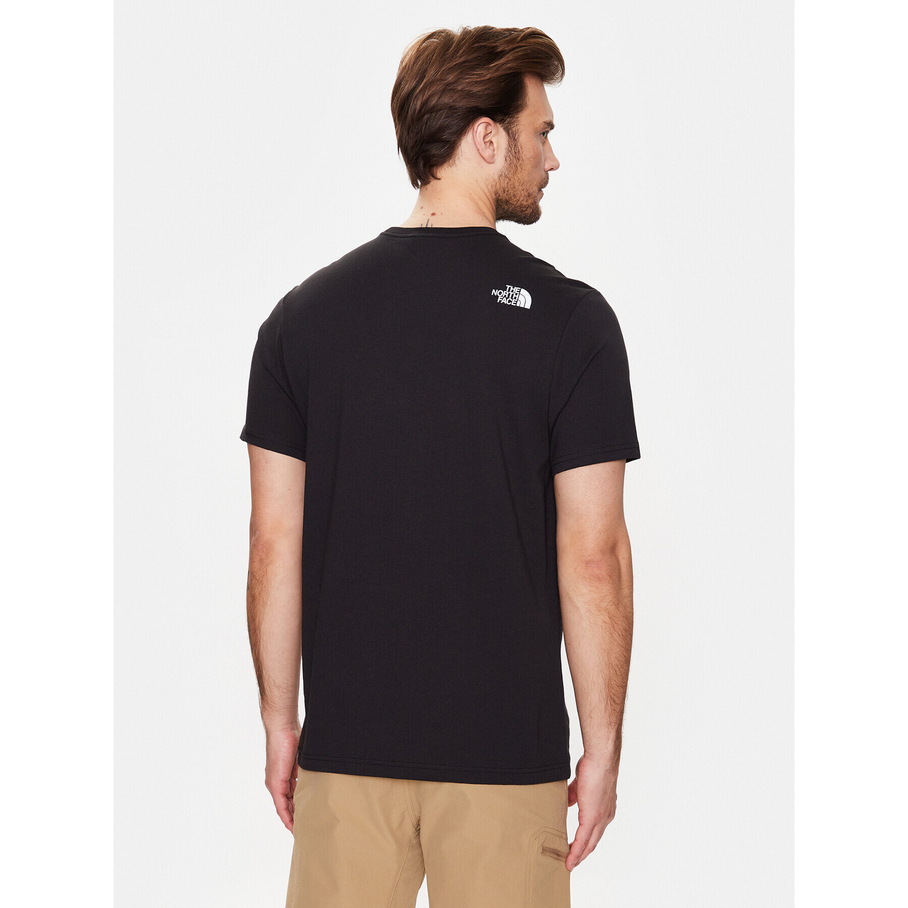 The North Face Tricou Woodcut Dome NF0A827H Negru Regular Fit - Pled.ro