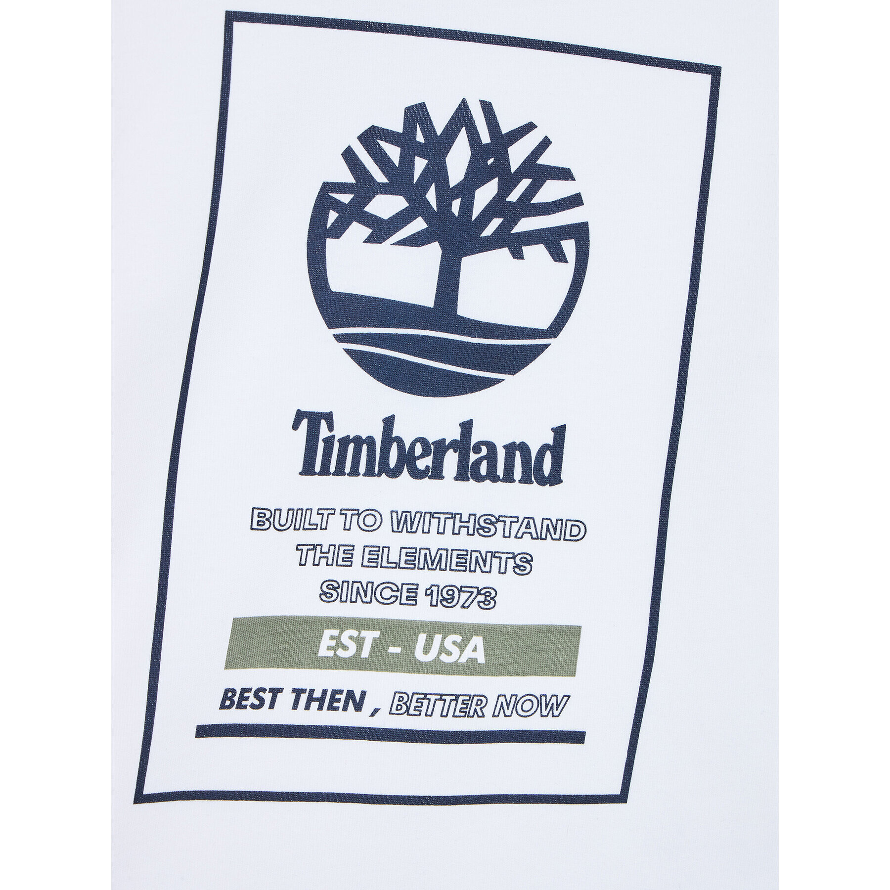 Timberland Bluză T25T75 S Alb Regular Fit - Pled.ro