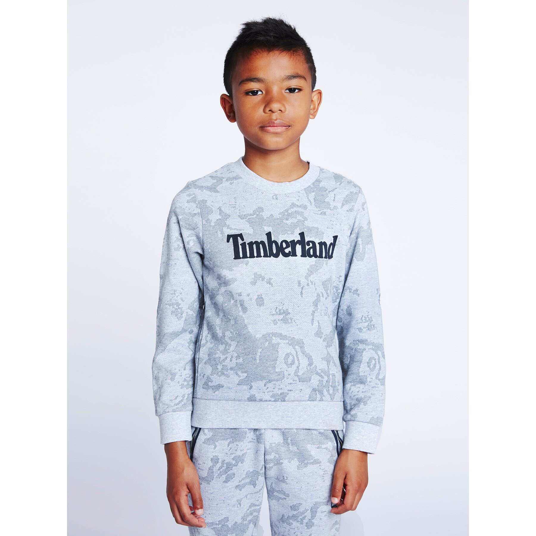 Timberland Bluză T25U10 S Gri Regular Fit - Pled.ro