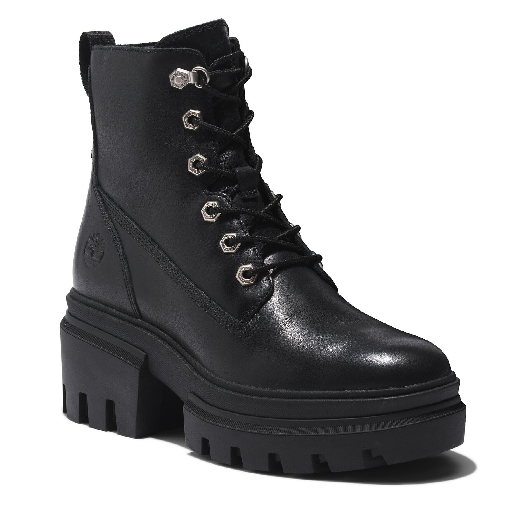 Timberland Botine Everleigh Boot 6In Laceup TB0A41S70151 Negru - Pled.ro