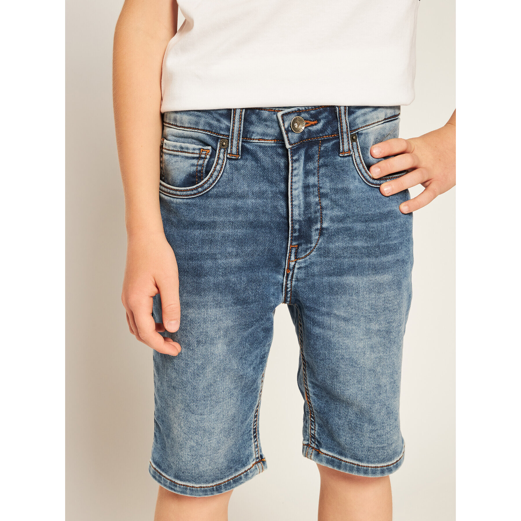 Timberland Pantaloni scurți de blugi T24A90 S Bleumarin Regular Fit - Pled.ro