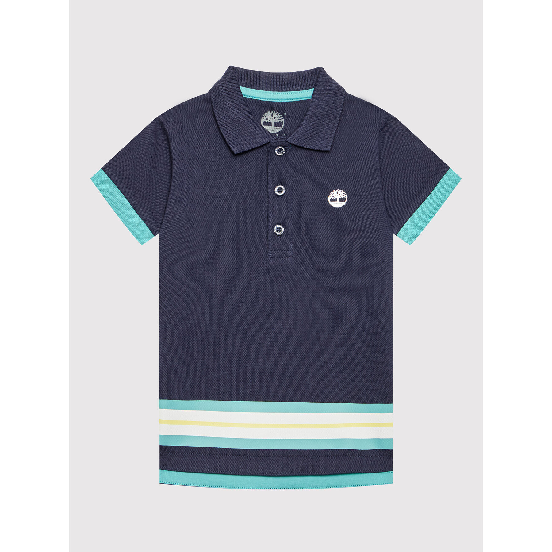 Timberland Tricou polo T25T03 S Bleumarin Regular Fit - Pled.ro