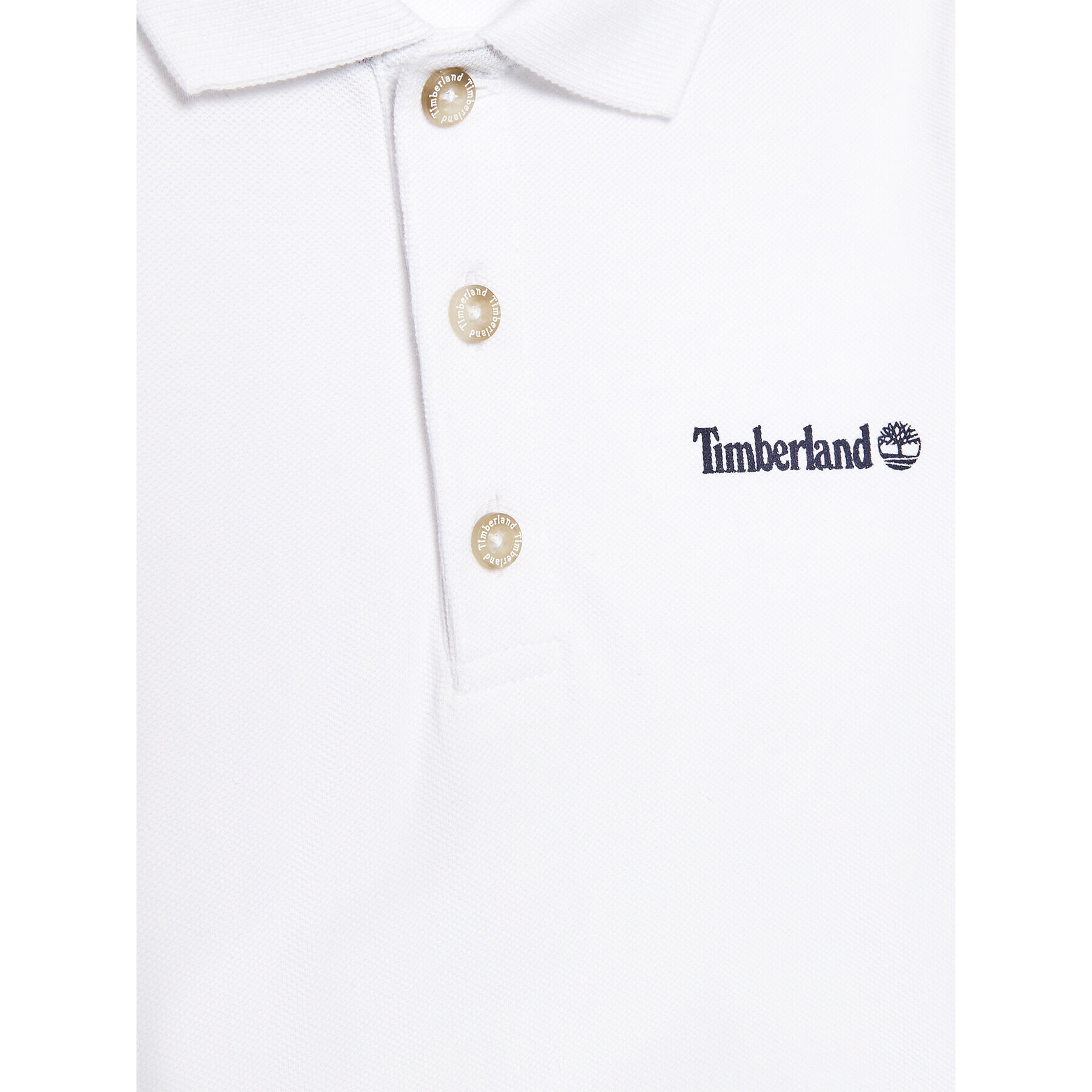 Timberland Tricou polo T25T98 D Alb Regular Fit - Pled.ro