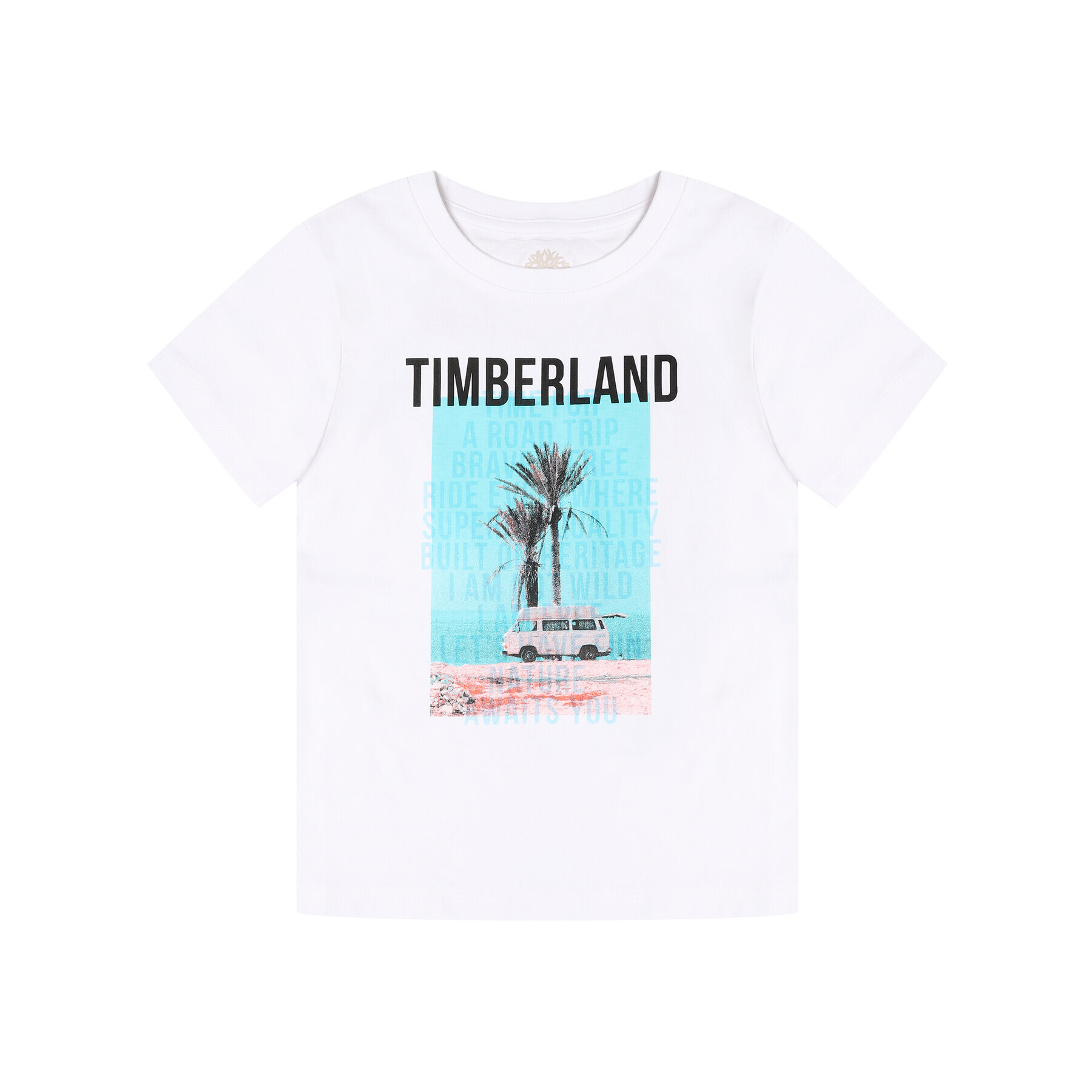 Timberland Tricou T25Q72 D Alb Regular Fit - Pled.ro