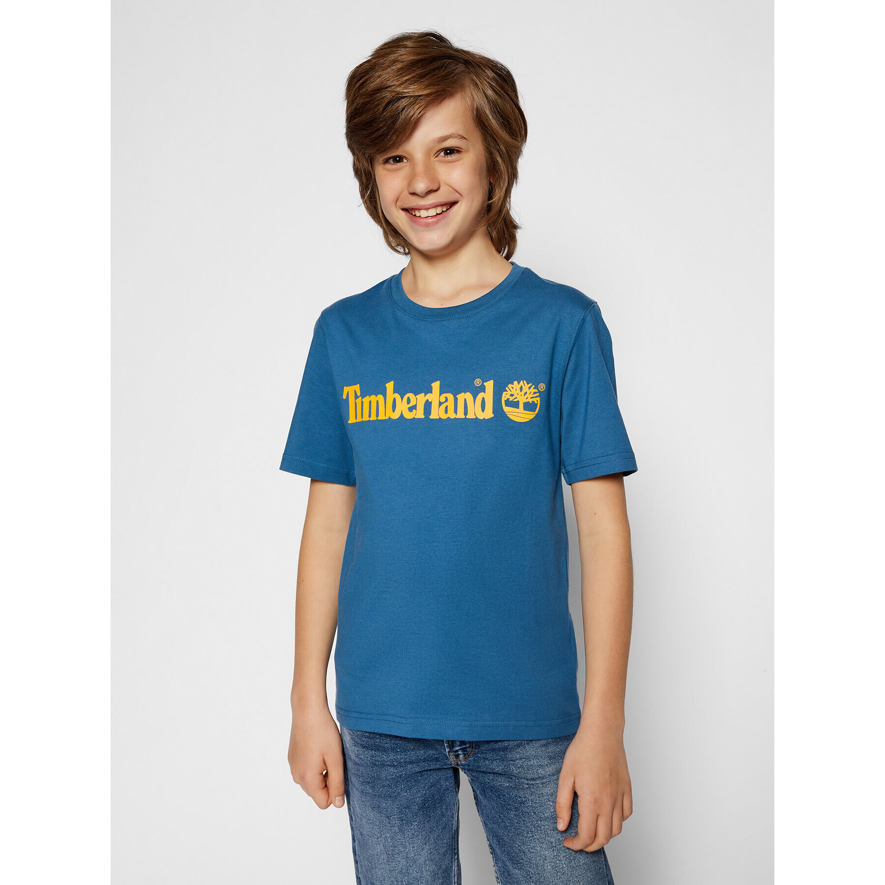 Timberland Tricou T25S28 S Bleumarin Regular Fit - Pled.ro