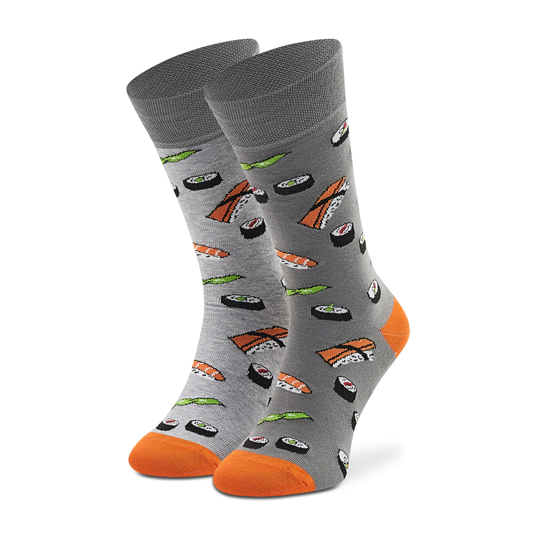 Todo Socks Șosete Înalte Unisex Sushi Gri - Pled.ro