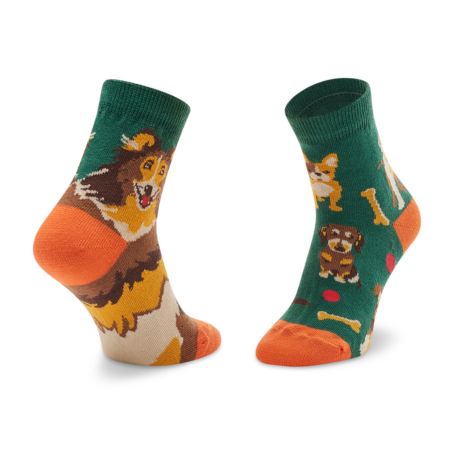 Todo Socks Șosete Lungi pentru Copii Dogs Verde - Pled.ro