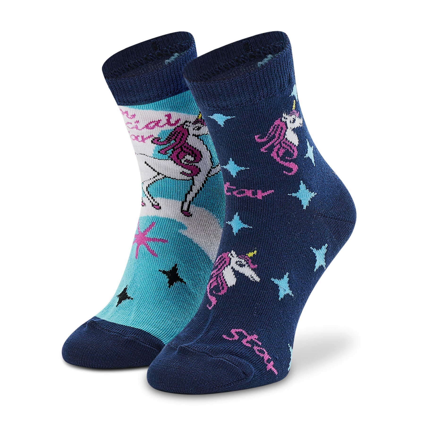 Todo Socks Șosete Lungi pentru Copii Unicorn Bleumarin - Pled.ro