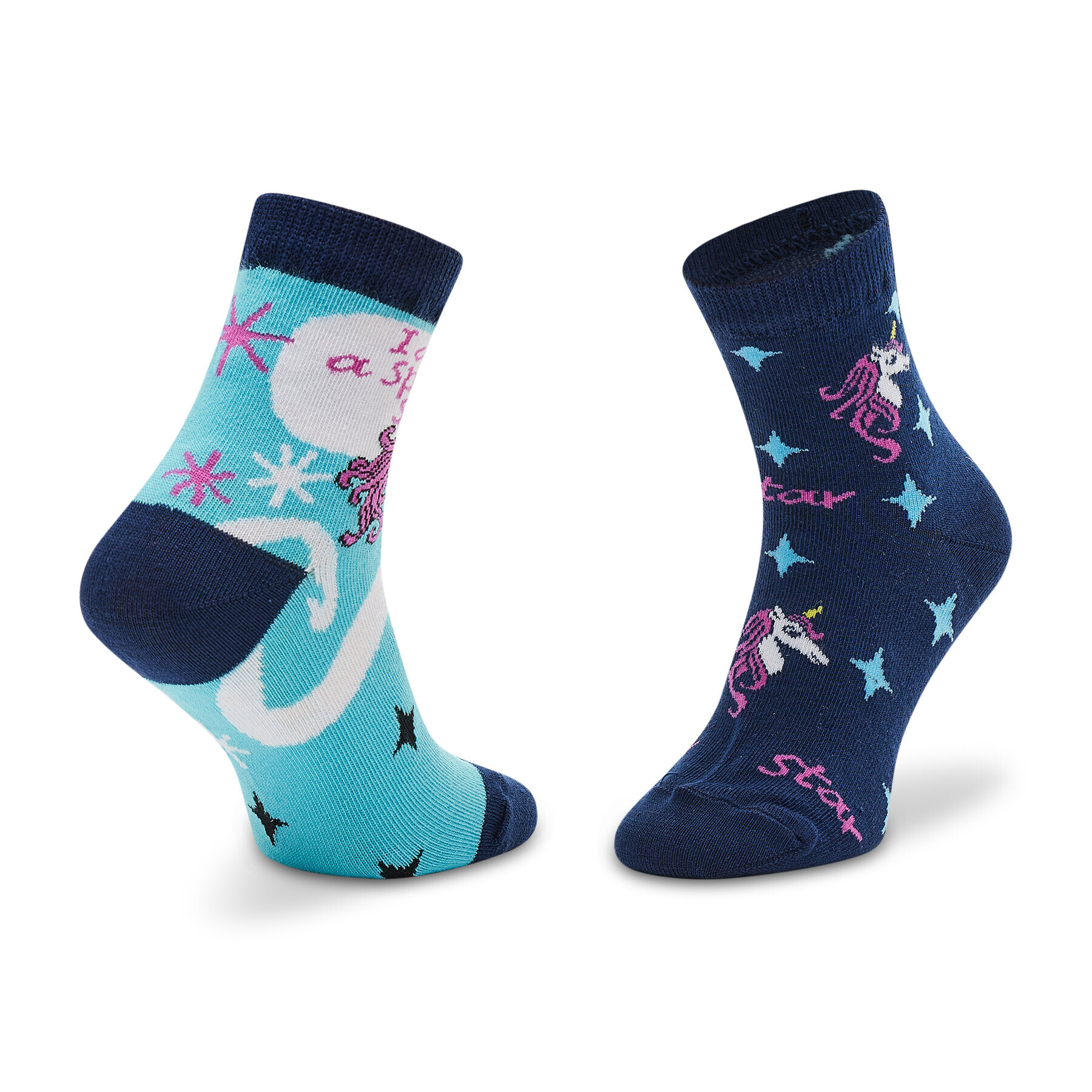 Todo Socks Șosete Lungi pentru Copii Unicorn Bleumarin - Pled.ro