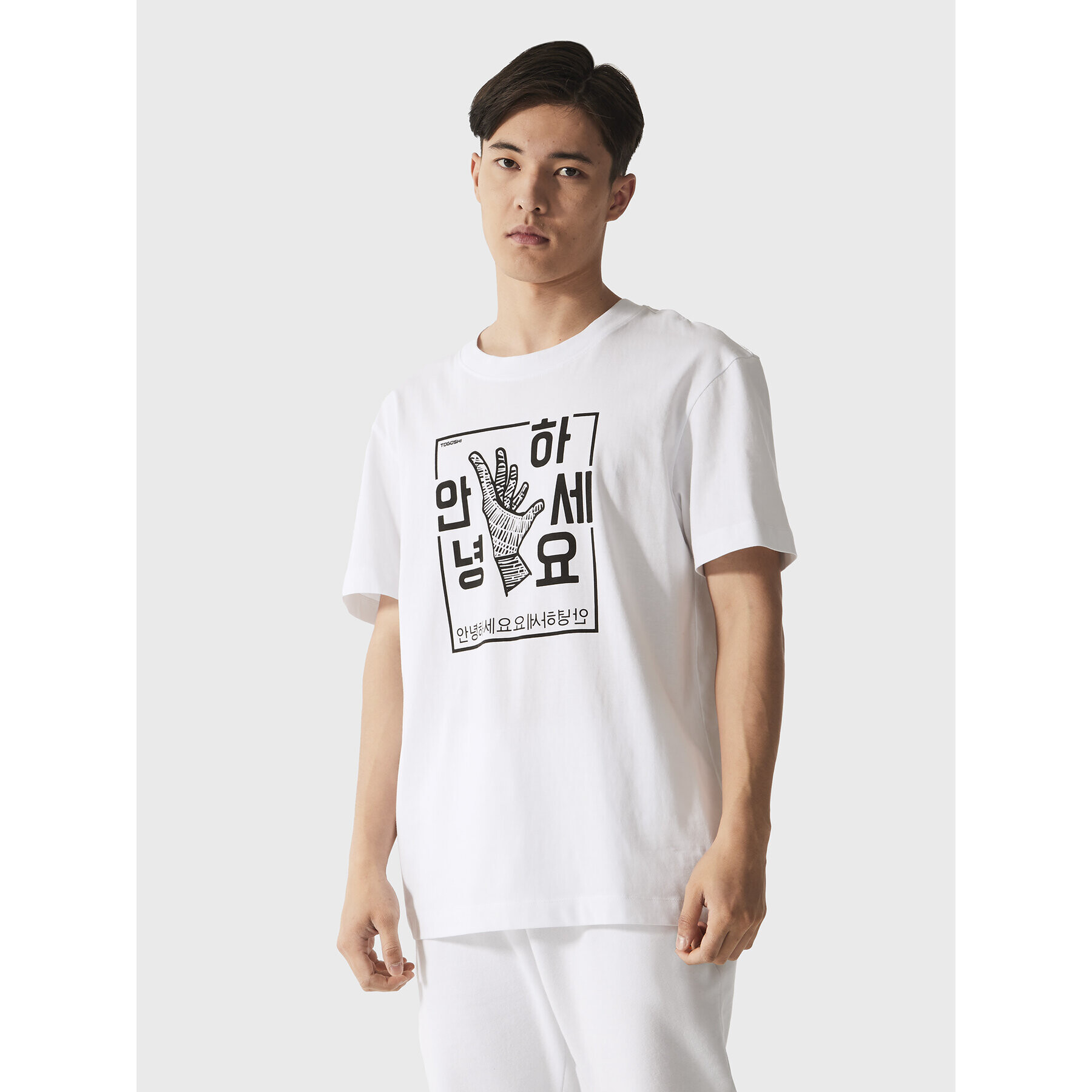 Togoshi Tricou TG23-TSM532 Alb Regular Fit - Pled.ro