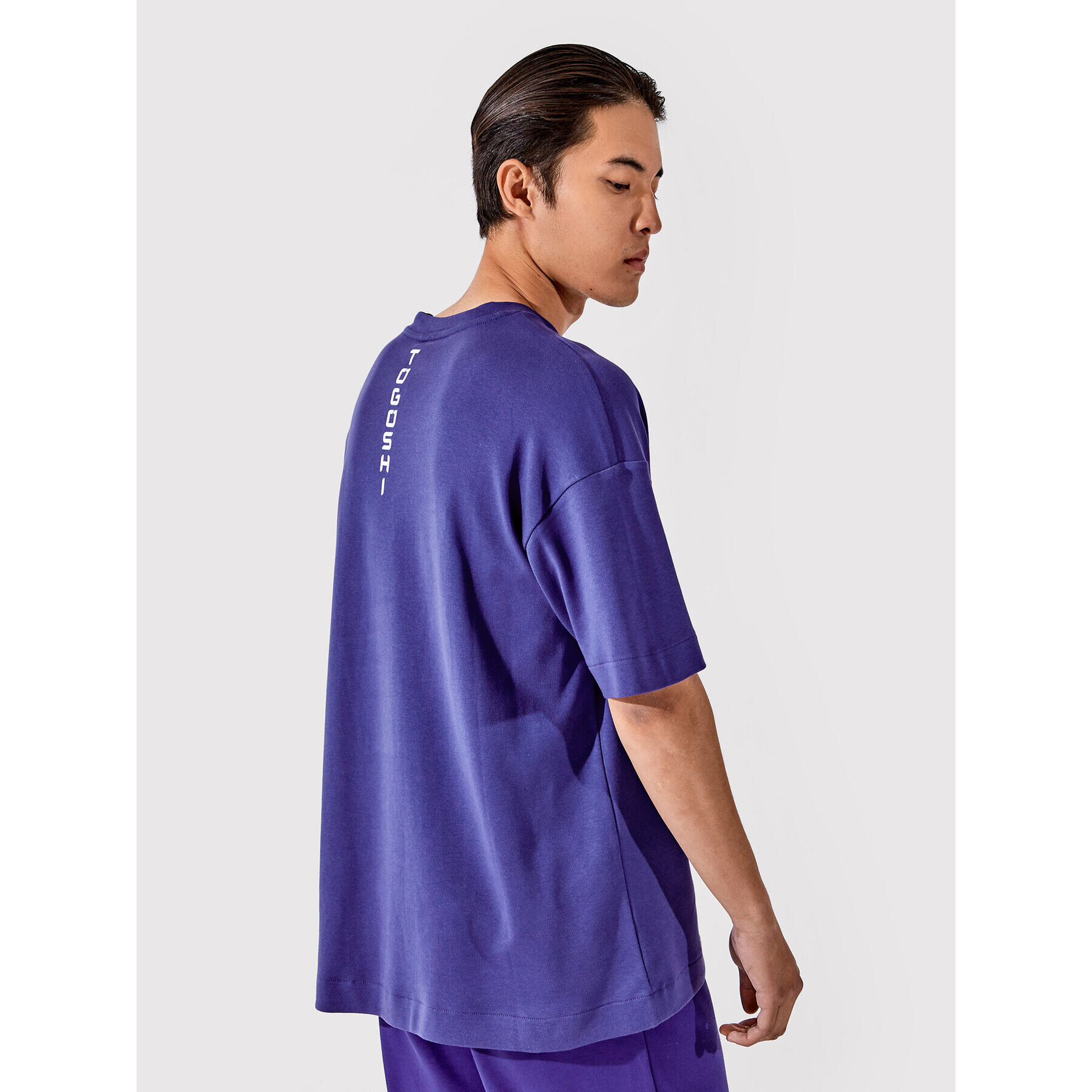 Togoshi Tricou Unisex TG22-TSM003 Bleumarin Oversize - Pled.ro