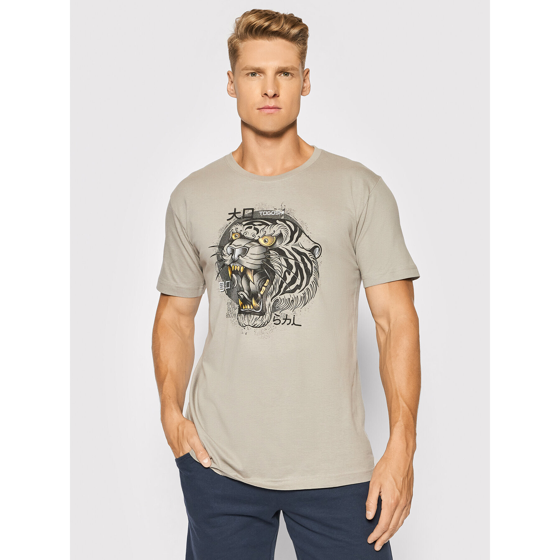 Togoshi Tricou Wildcat M Ts 3 Gri Regular Fit - Pled.ro