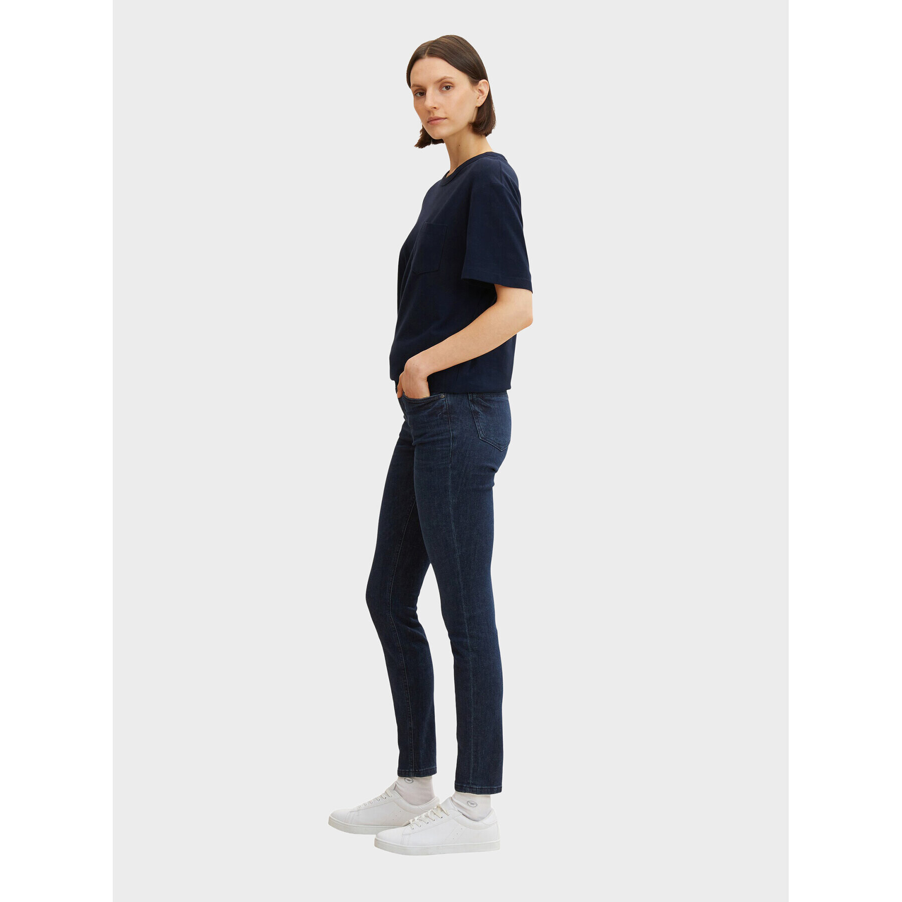 Tom Tailor Blugi 1032663 Bleumarin Skinny Fit - Pled.ro