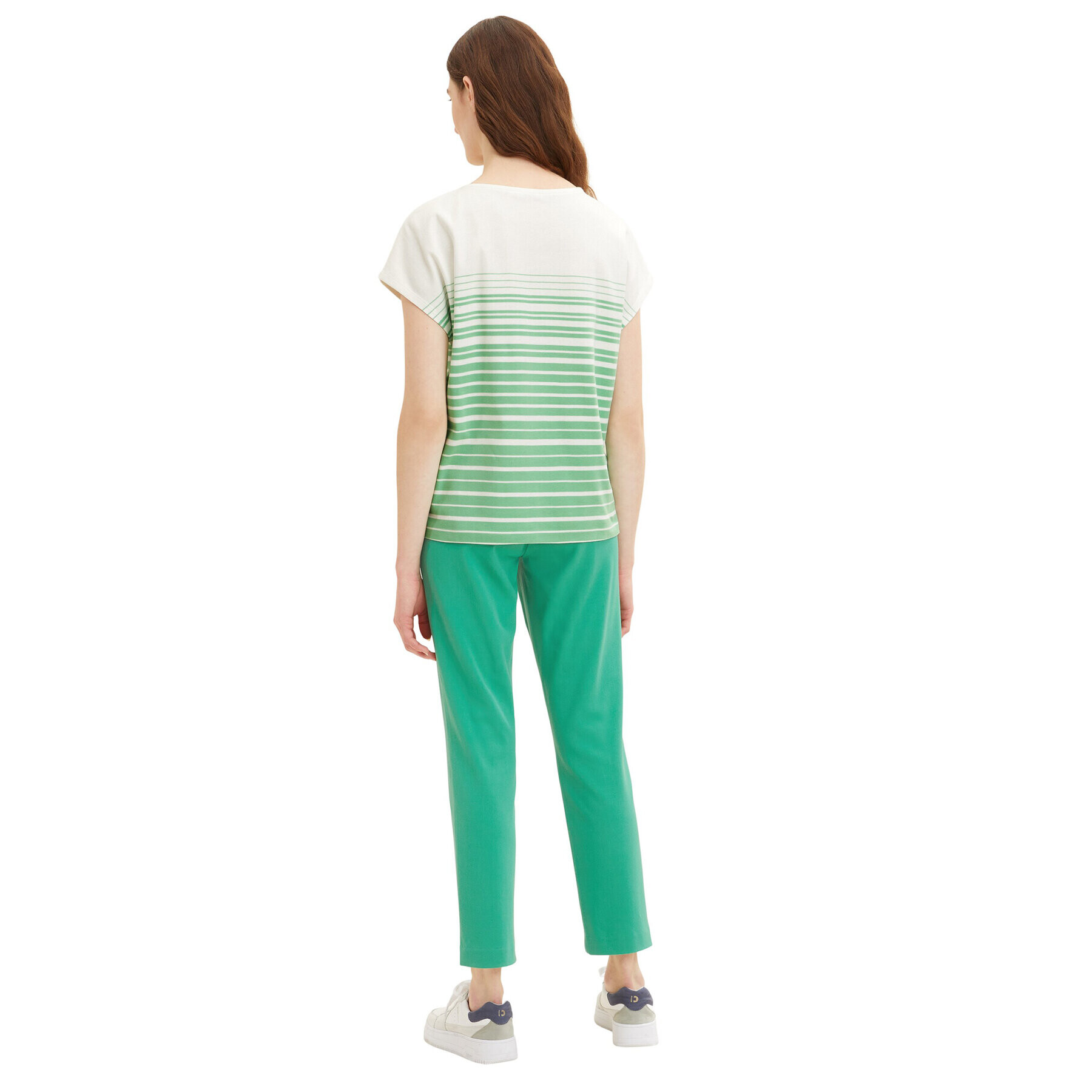 Tom Tailor Bluză 1035480 Verde Regular Fit - Pled.ro