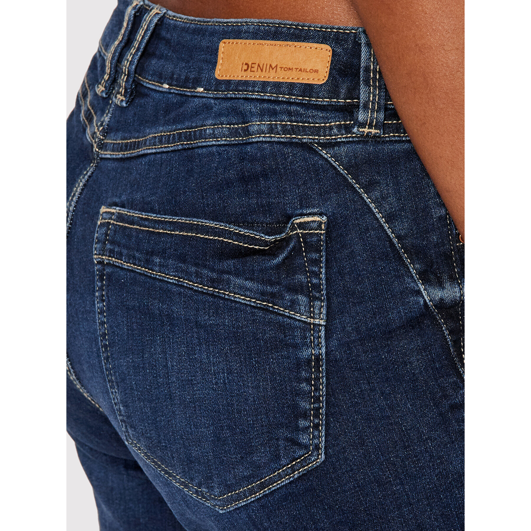 Tom Tailor Denim Pantaloni scurți de blugi 1031464 Bleumarin Regular Fit - Pled.ro