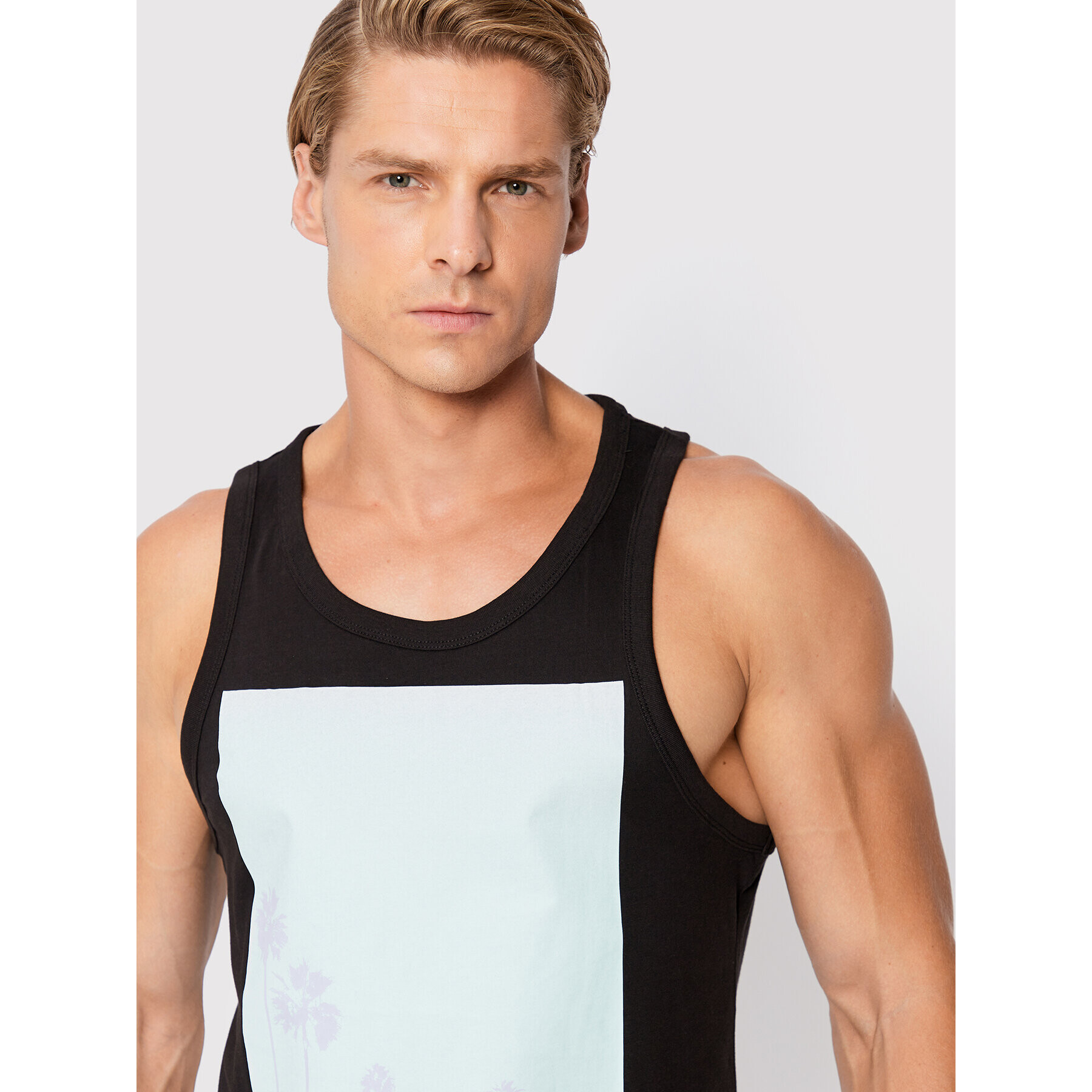 Tom Tailor Denim Tank top 1031172 Negru Regular Fit - Pled.ro