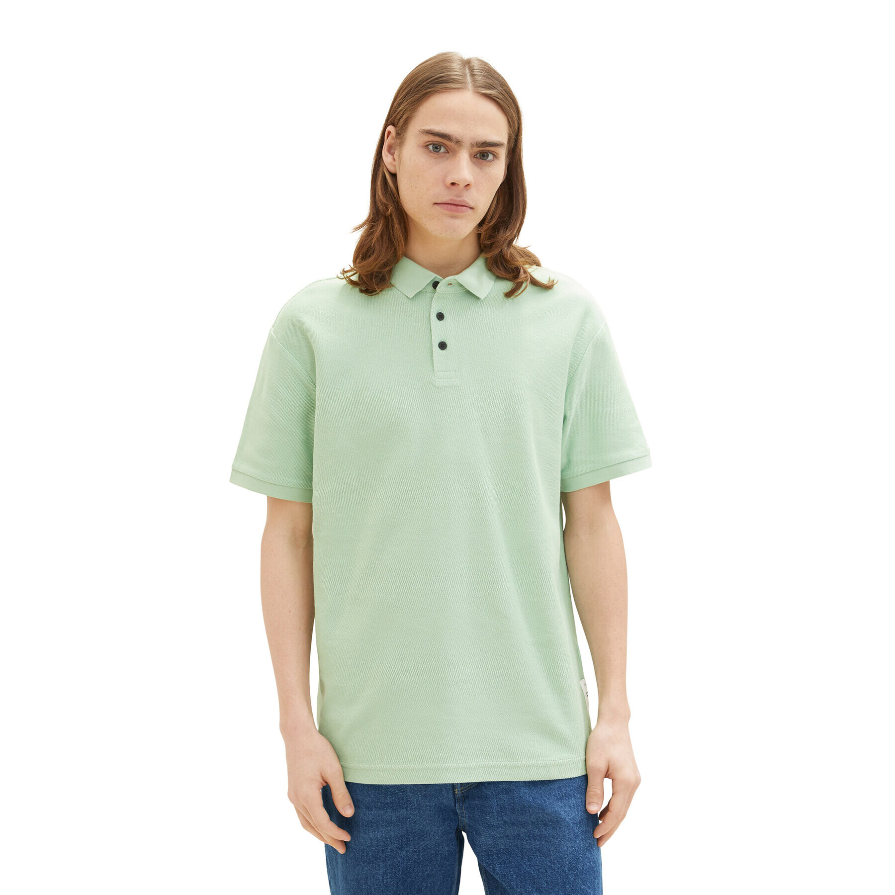 Tom Tailor Denim Tricou polo 1035283 Verde - Pled.ro