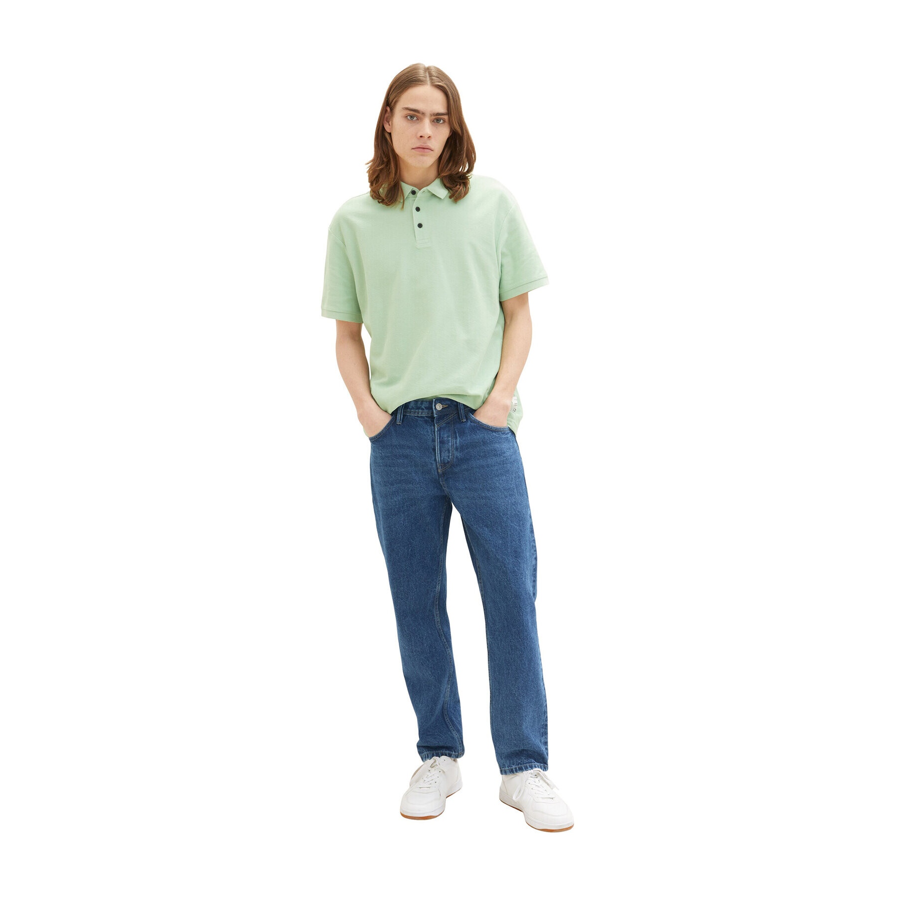 Tom Tailor Denim Tricou polo 1035283 Verde - Pled.ro