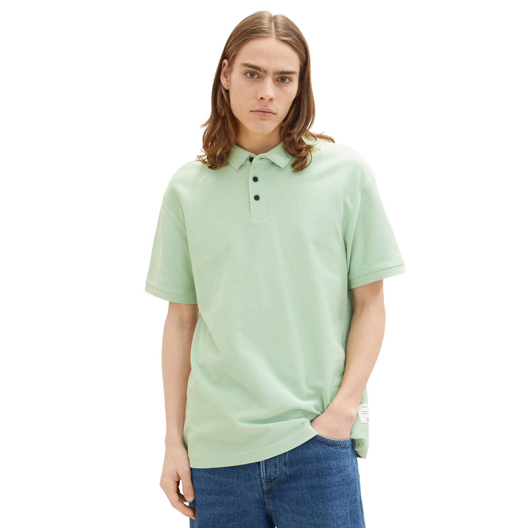 Tom Tailor Denim Tricou polo 1035283 Verde - Pled.ro