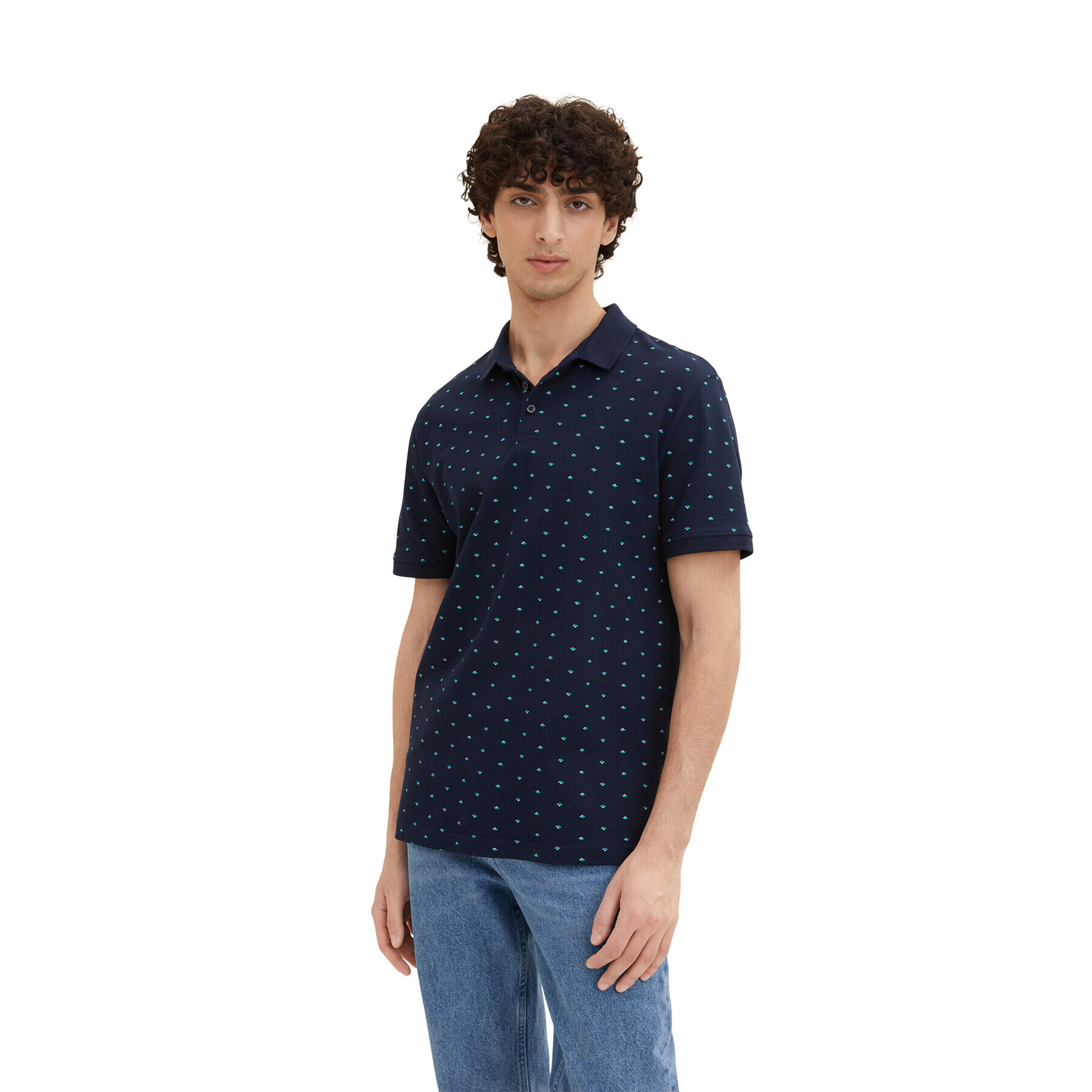 Tom Tailor Denim Tricou polo 1035863 Bleumarin - Pled.ro