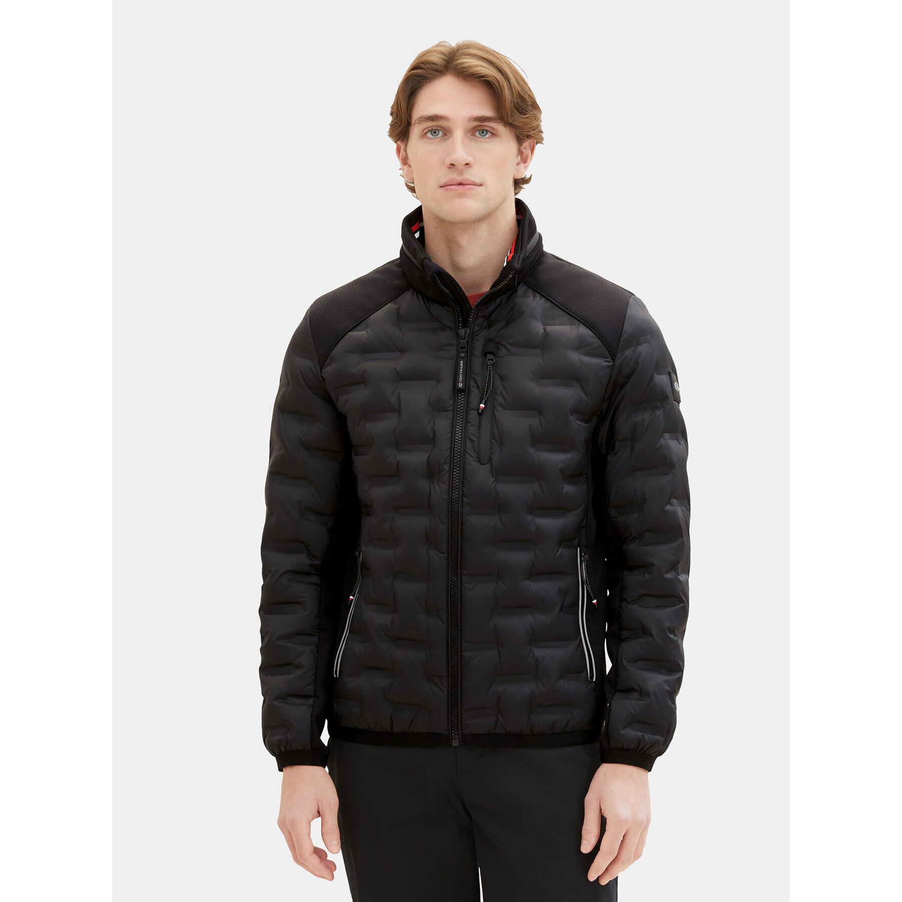 Tom Tailor Geacă din puf 1036076 Negru Regular Fit - Pled.ro