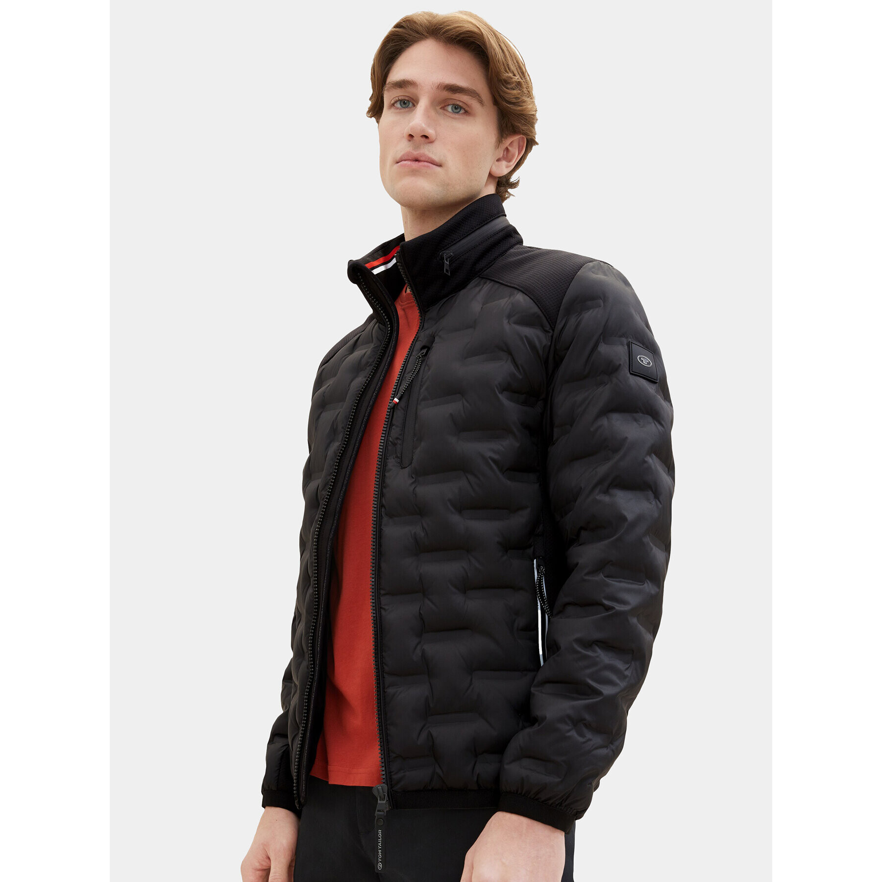 Tom Tailor Geacă din puf 1036076 Negru Regular Fit - Pled.ro