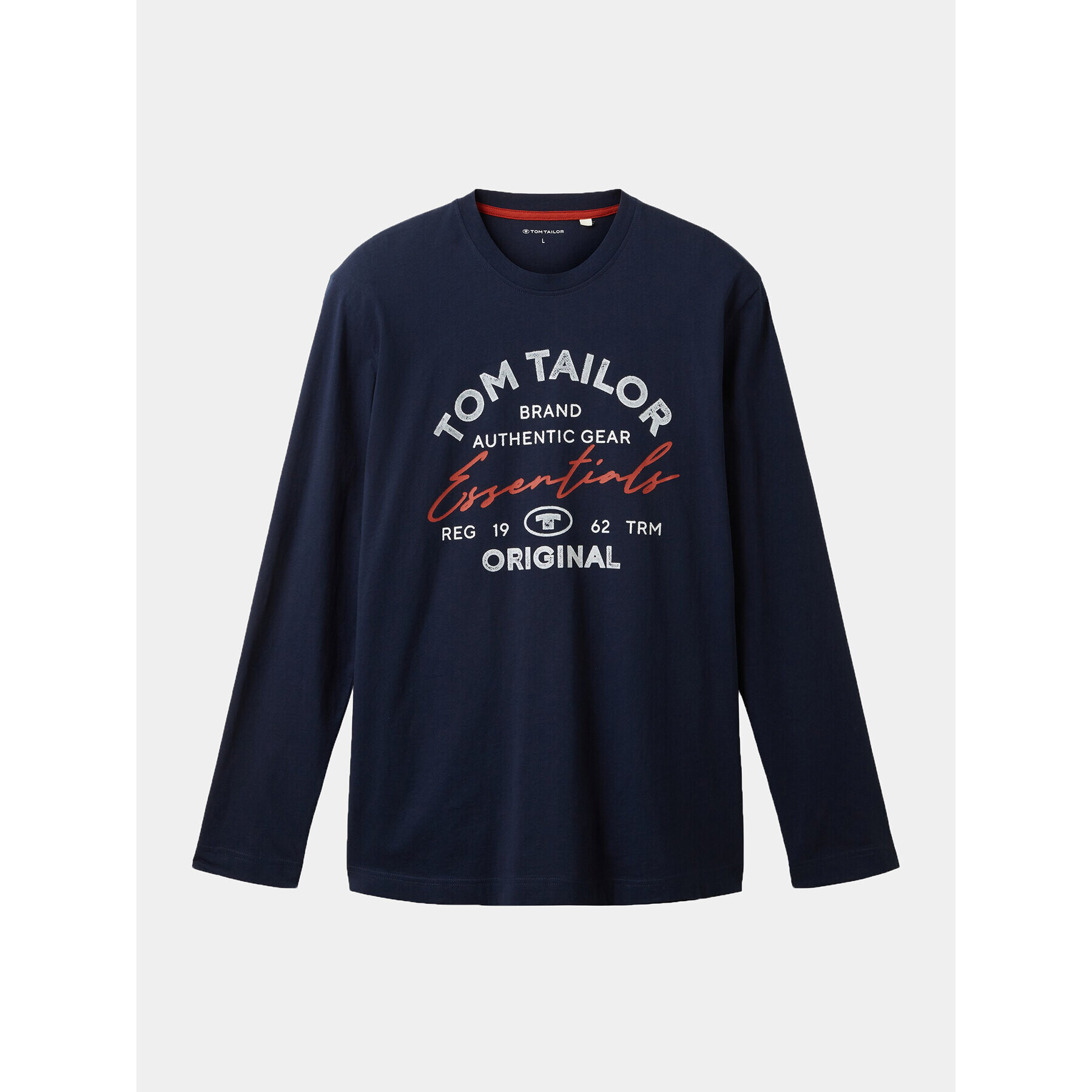 Tom Tailor Longsleeve 1037744 Bleumarin Regular Fit - Pled.ro