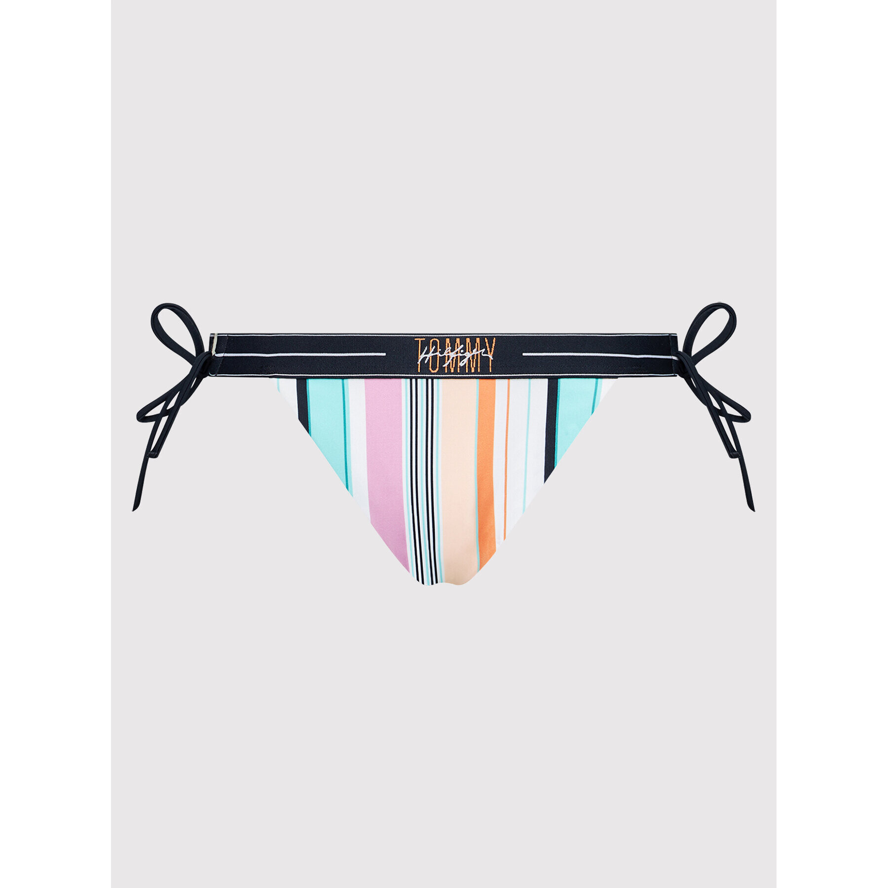 Tommy Hilfiger Bikini partea de jos Cheeky Side Tie UW0UW03096 Colorat - Pled.ro