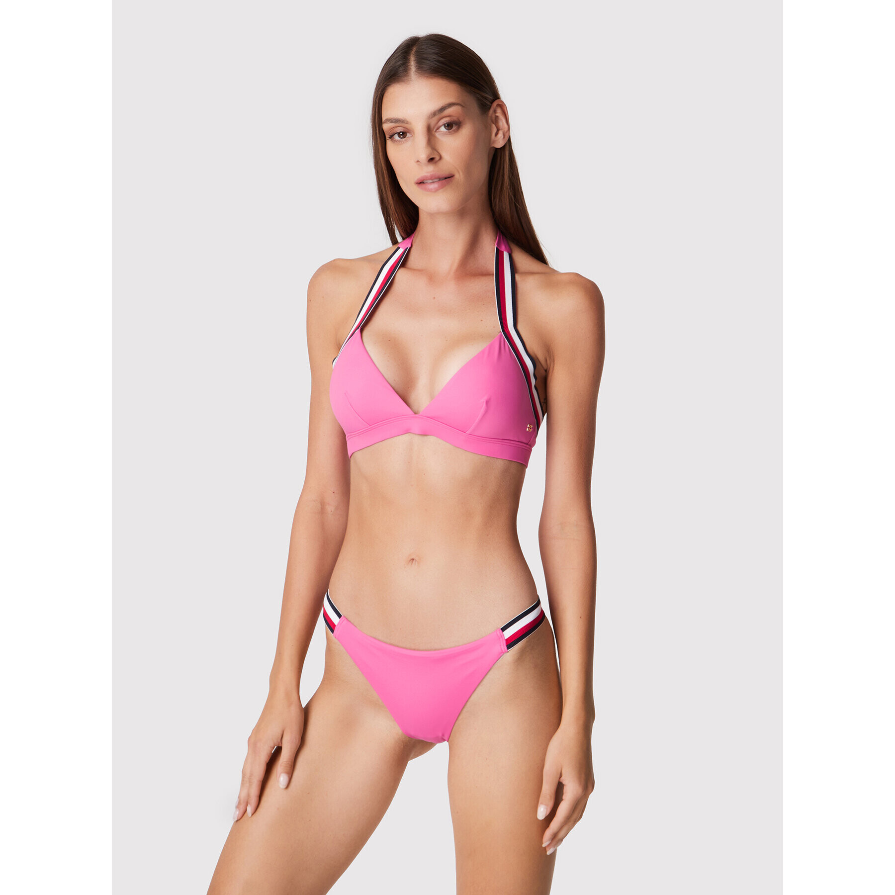 Tommy Hilfiger Bikini partea de jos Cheeky UW0UW02697 Roz - Pled.ro