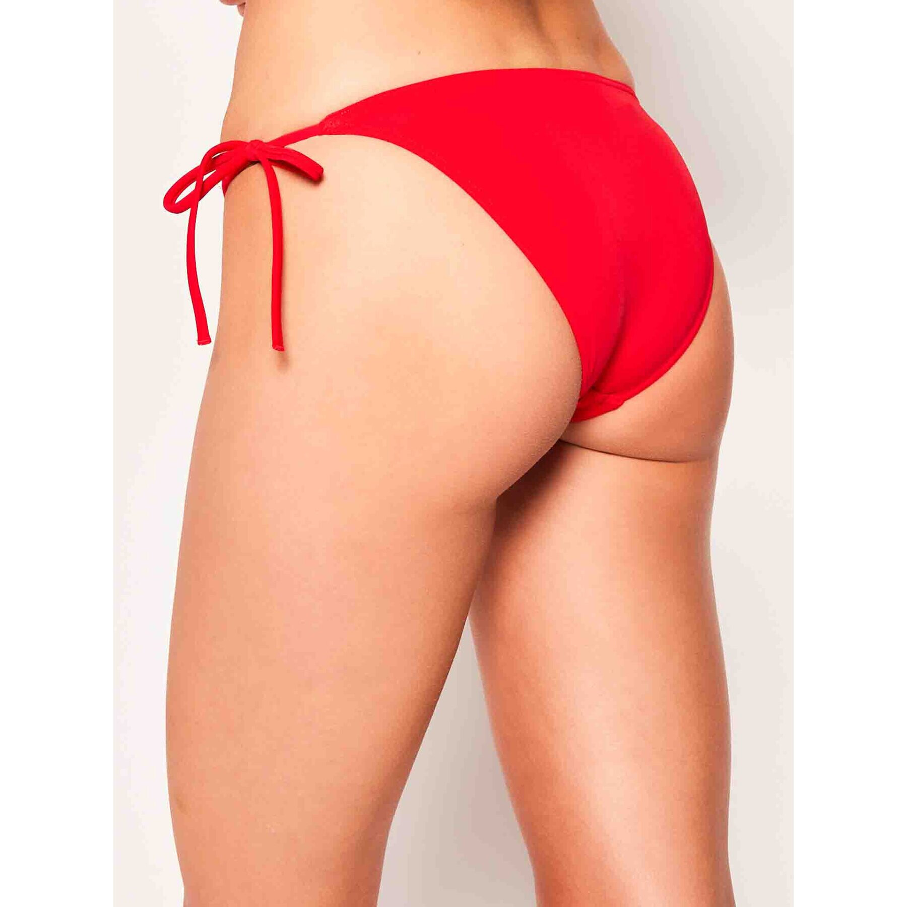 Tommy Hilfiger Bikini partea de jos String Side Tie UW0UW02071 Roșu - Pled.ro