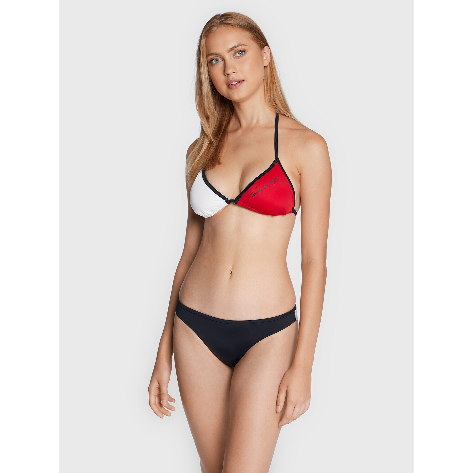 Tommy Hilfiger Bikini partea de jos UW0UW03705 Bleumarin - Pled.ro