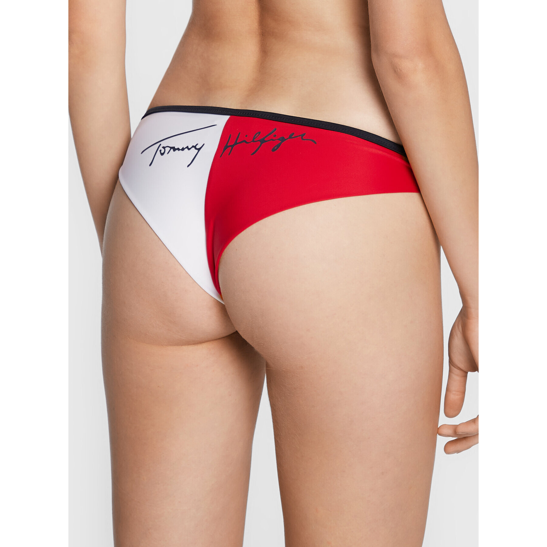 Tommy Hilfiger Bikini partea de jos UW0UW03705 Bleumarin - Pled.ro