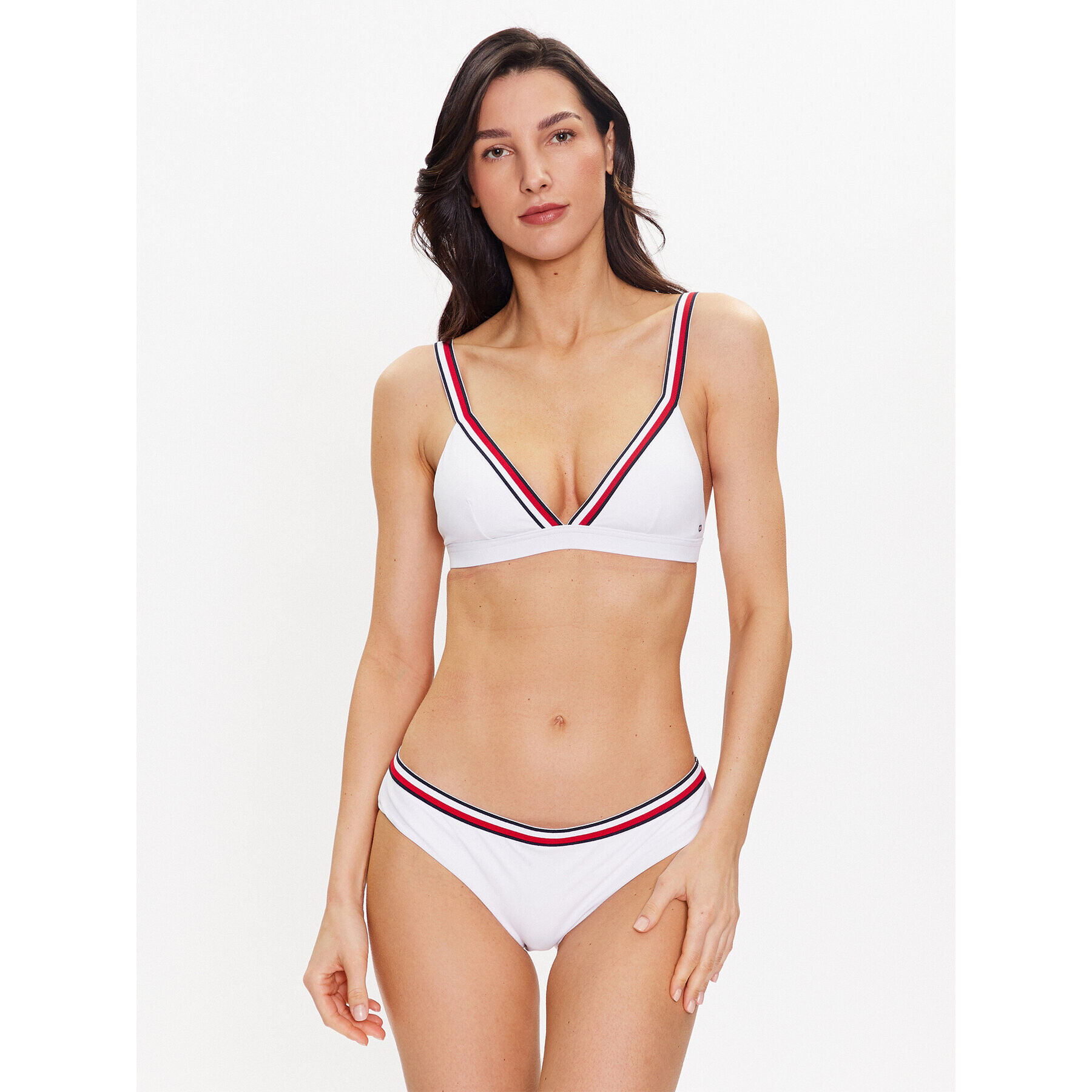 Tommy Hilfiger Bikini partea de jos UW0UW04113 Alb - Pled.ro