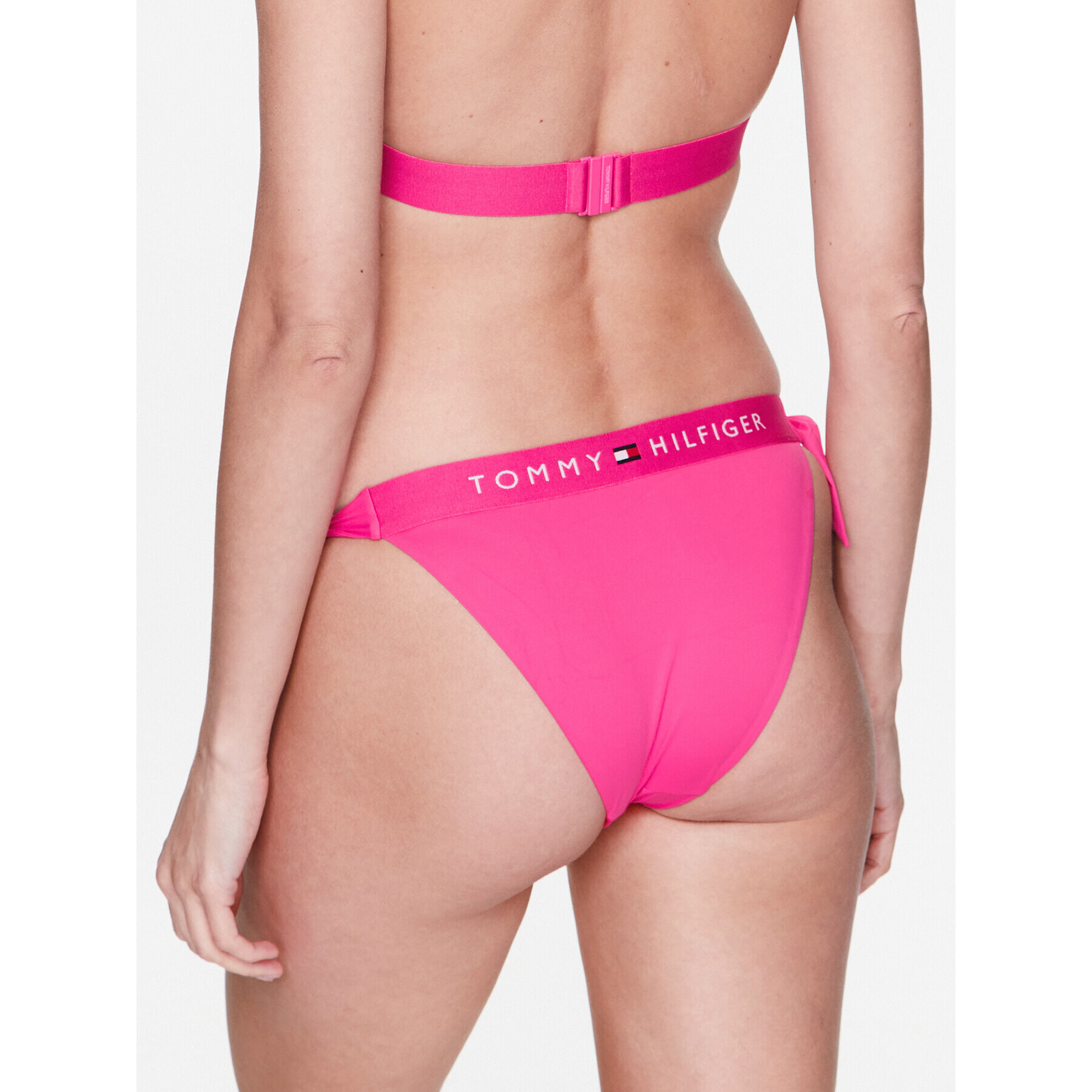 Tommy Hilfiger Bikini partea de jos UW0UW04497 Roz - Pled.ro