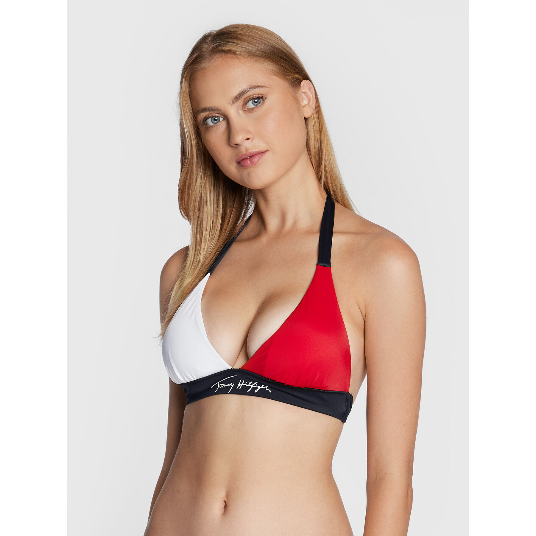 Tommy Hilfiger Bikini partea de sus UW0UW03329 Colorat - Pled.ro