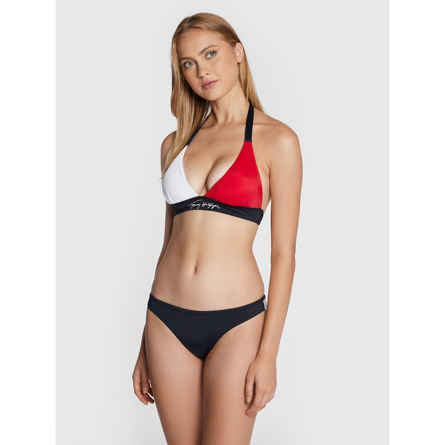 Tommy Hilfiger Bikini partea de sus UW0UW03329 Colorat - Pled.ro