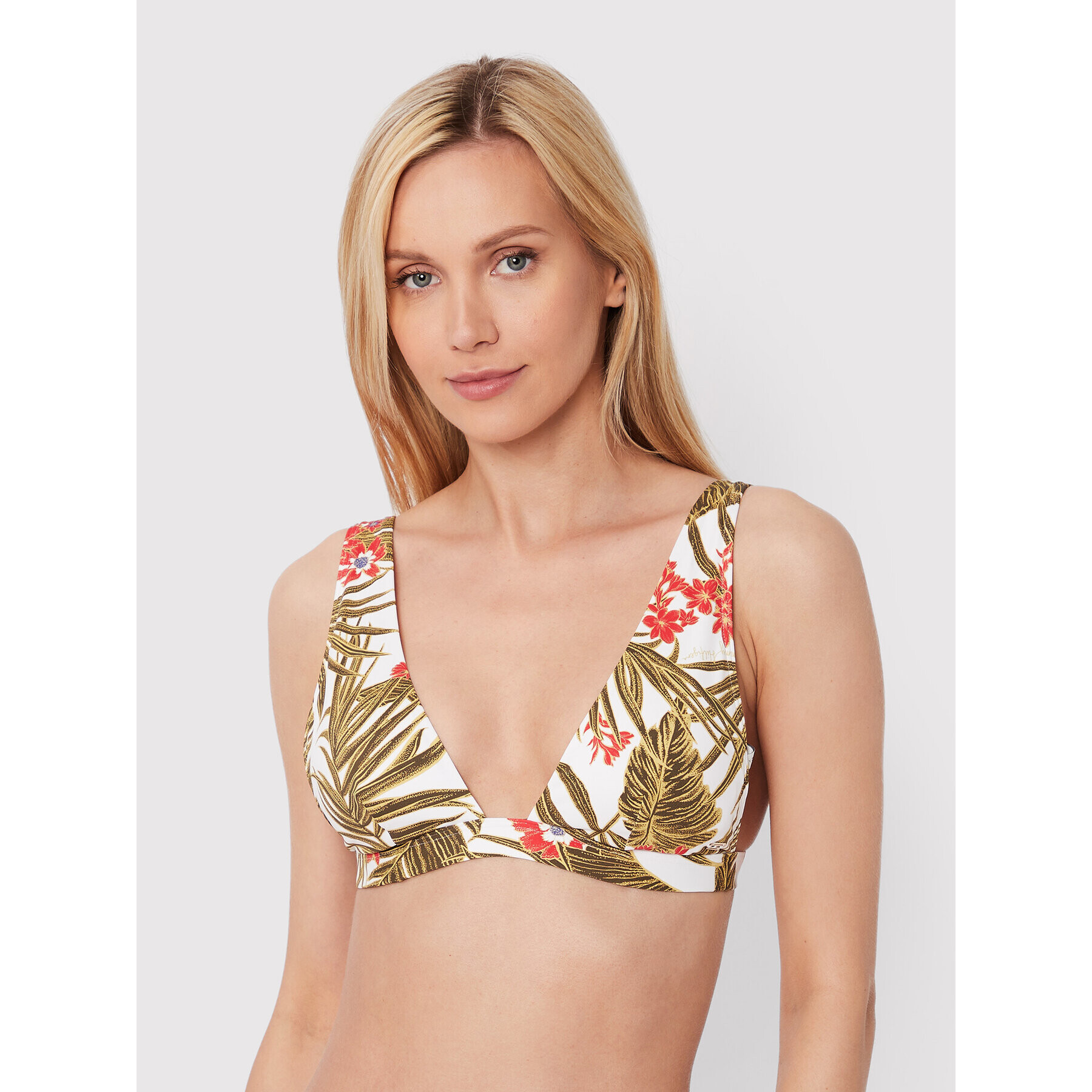 Tommy Hilfiger Bikini partea de sus UW0UW03720 Alb - Pled.ro