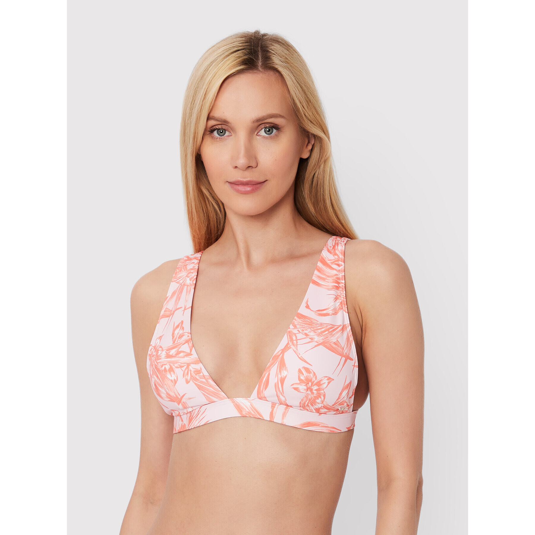 Tommy Hilfiger Bikini partea de sus UW0UW03720 Roz - Pled.ro