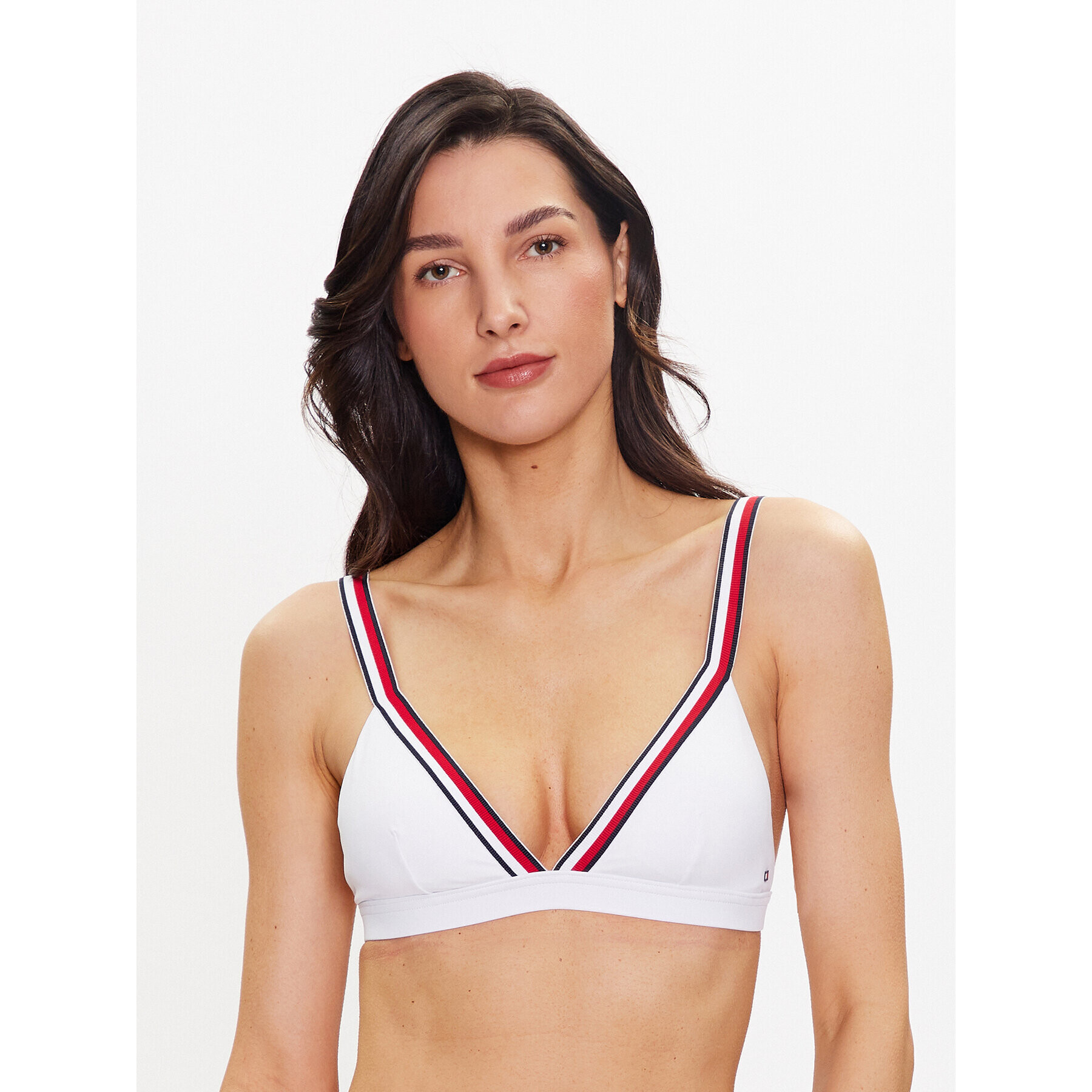 Tommy Hilfiger Bikini partea de sus UW0UW04101 Alb - Pled.ro