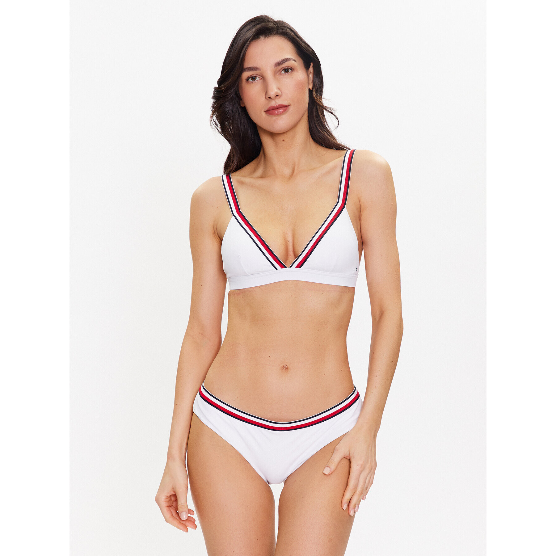 Tommy Hilfiger Bikini partea de sus UW0UW04101 Alb - Pled.ro